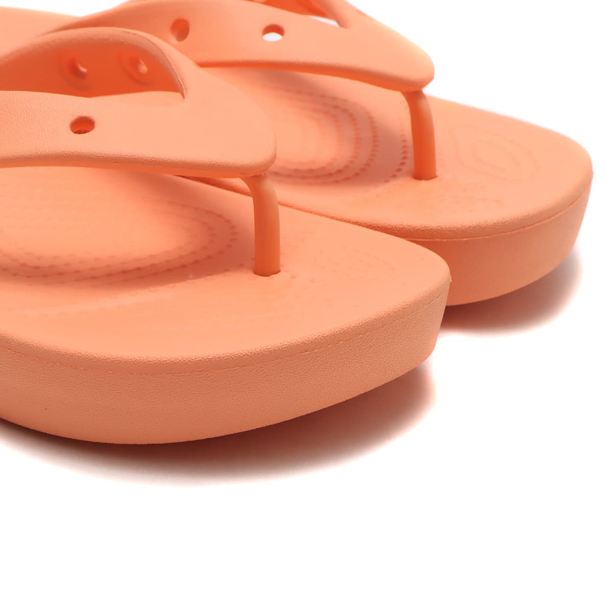 Crocs Classic Platform Flip W Papaya の画像