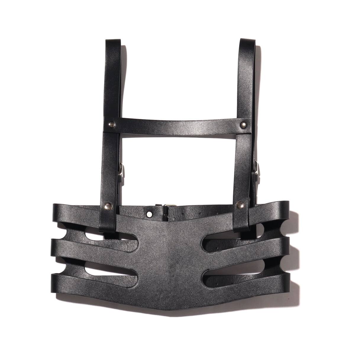 atmos pink YURIMOS CORSET HARNESS BLACKの画像