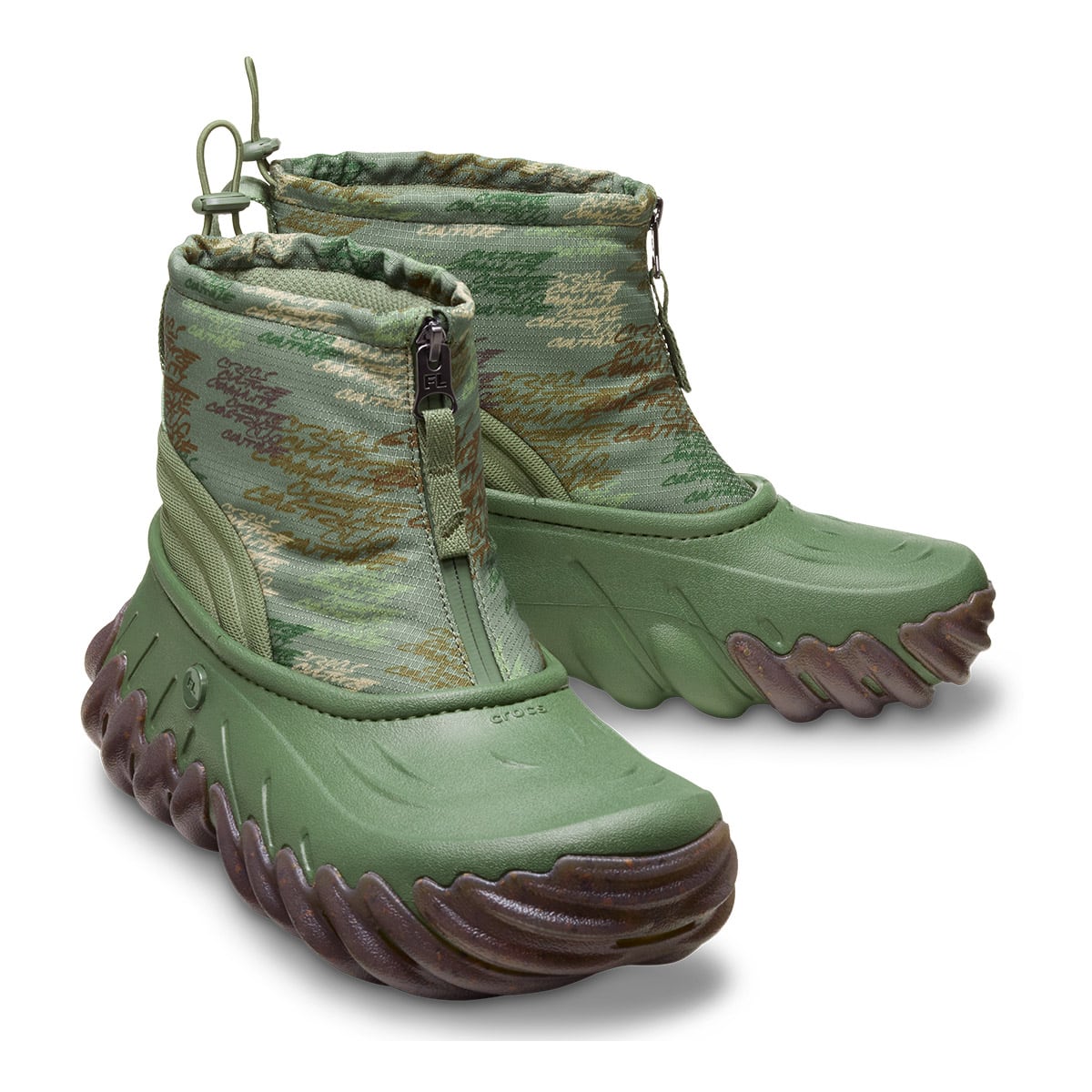 crocs FL X Crocs Echo Boot Army Greenの画像