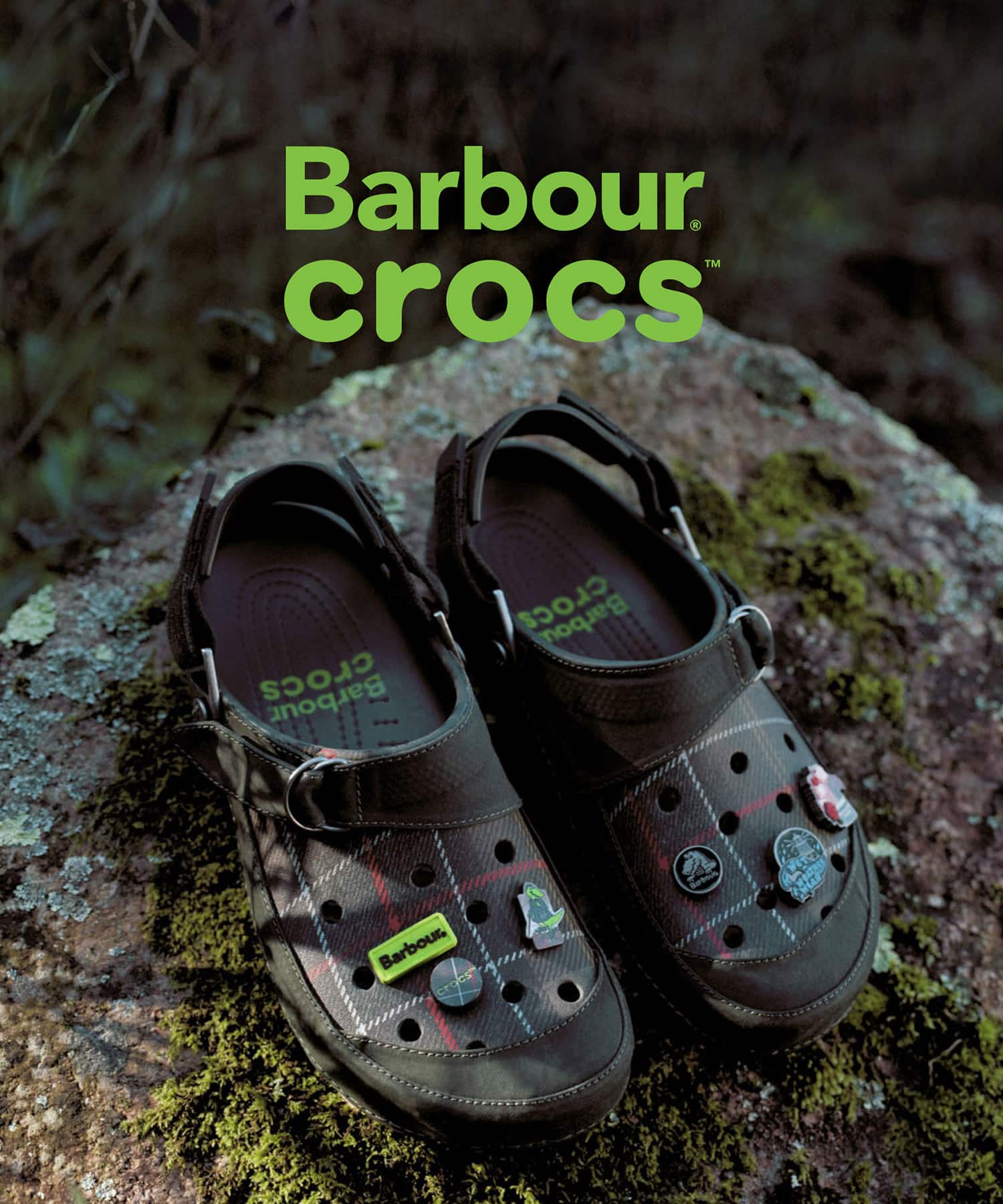 crocs x Barbour x Classic RO Clog Kelpの画像