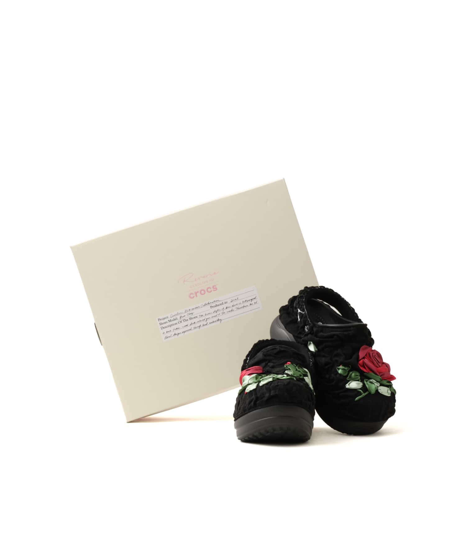 crocs x Caroline Hu Bae Clog Blackの画像
