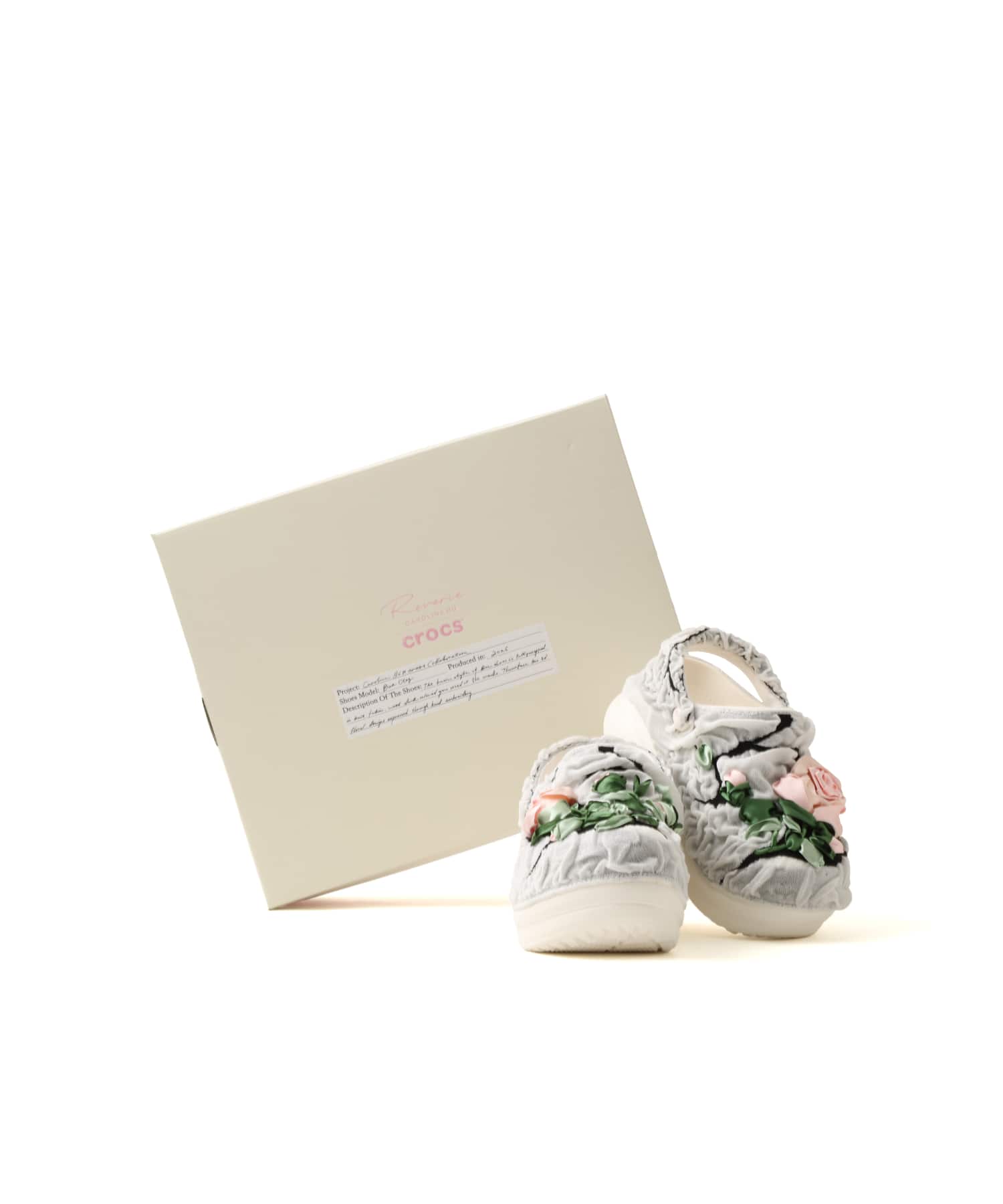 crocs x Caroline Hu Bae Clog Chalkの画像