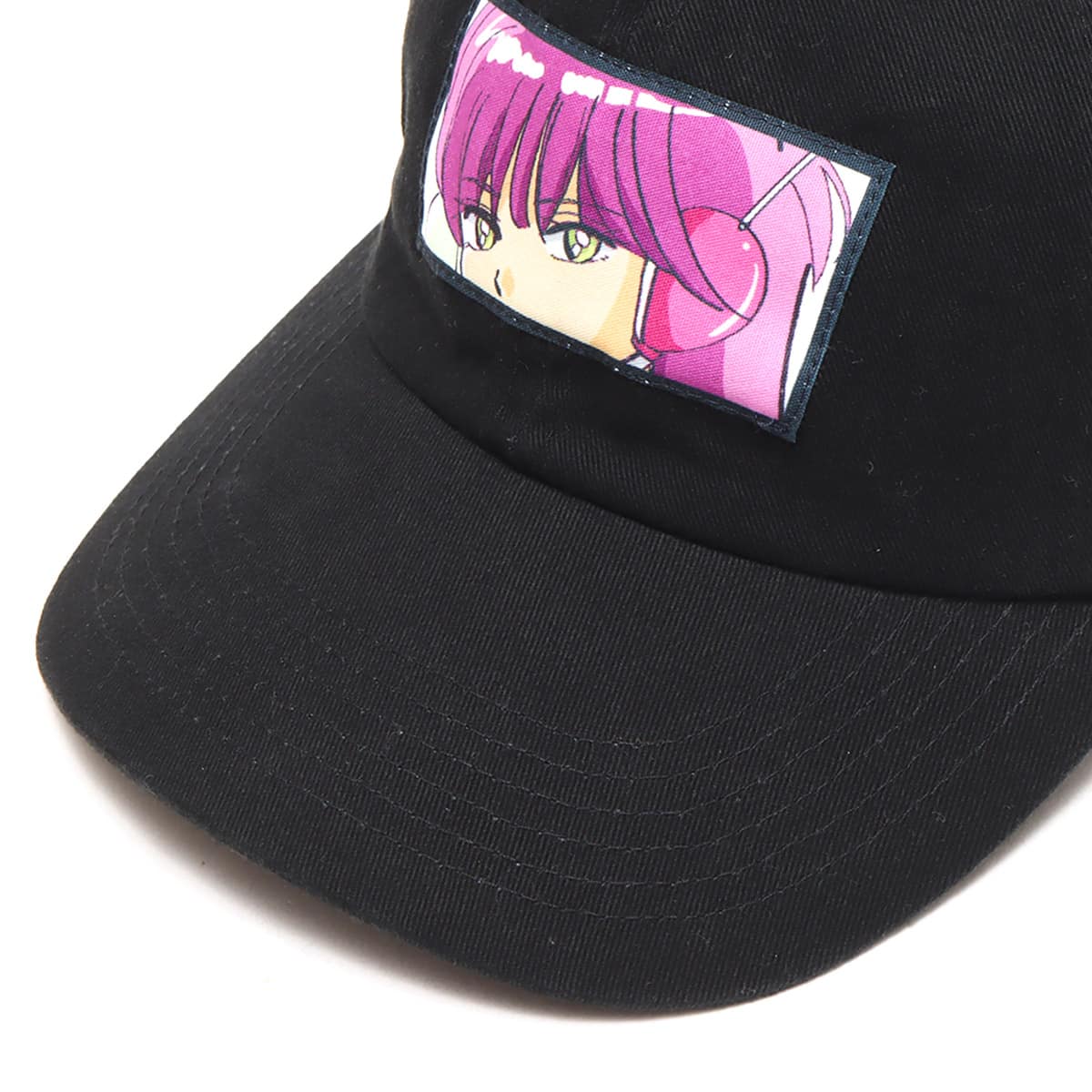 atmos pink 降幡愛 × atmospink グラフィックCAP BLACKの画像
