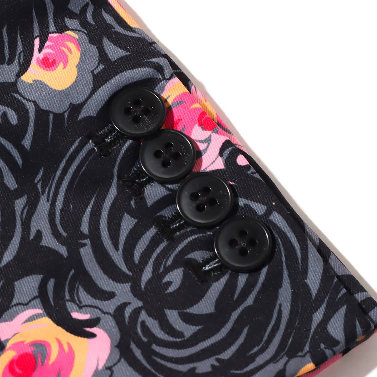 ANNA SUI x ATMOS テーラードジャケット BLACK x PINK 21HO-I