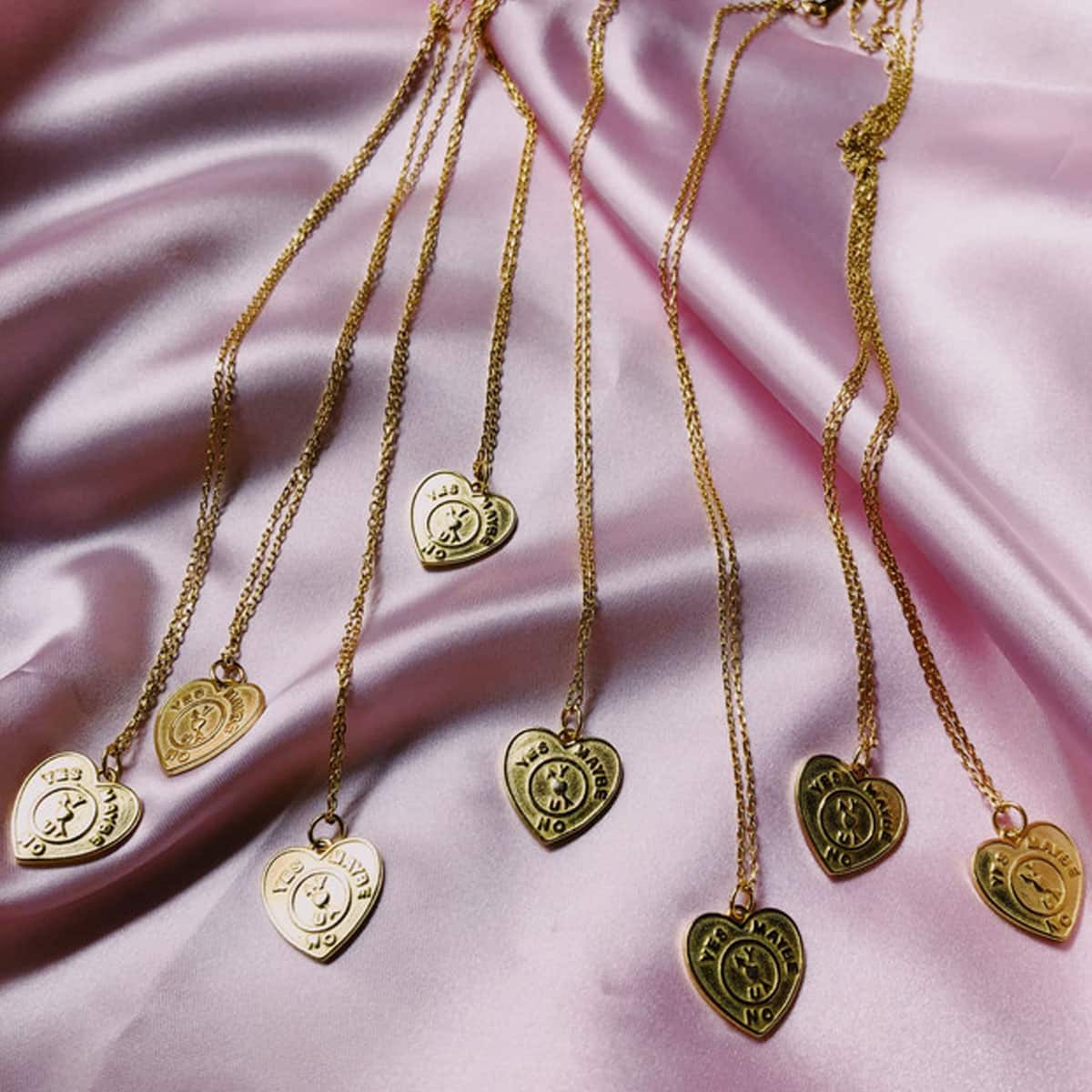 89xiiitokyo ハートネックレス GOLD 21SU-Iの画像