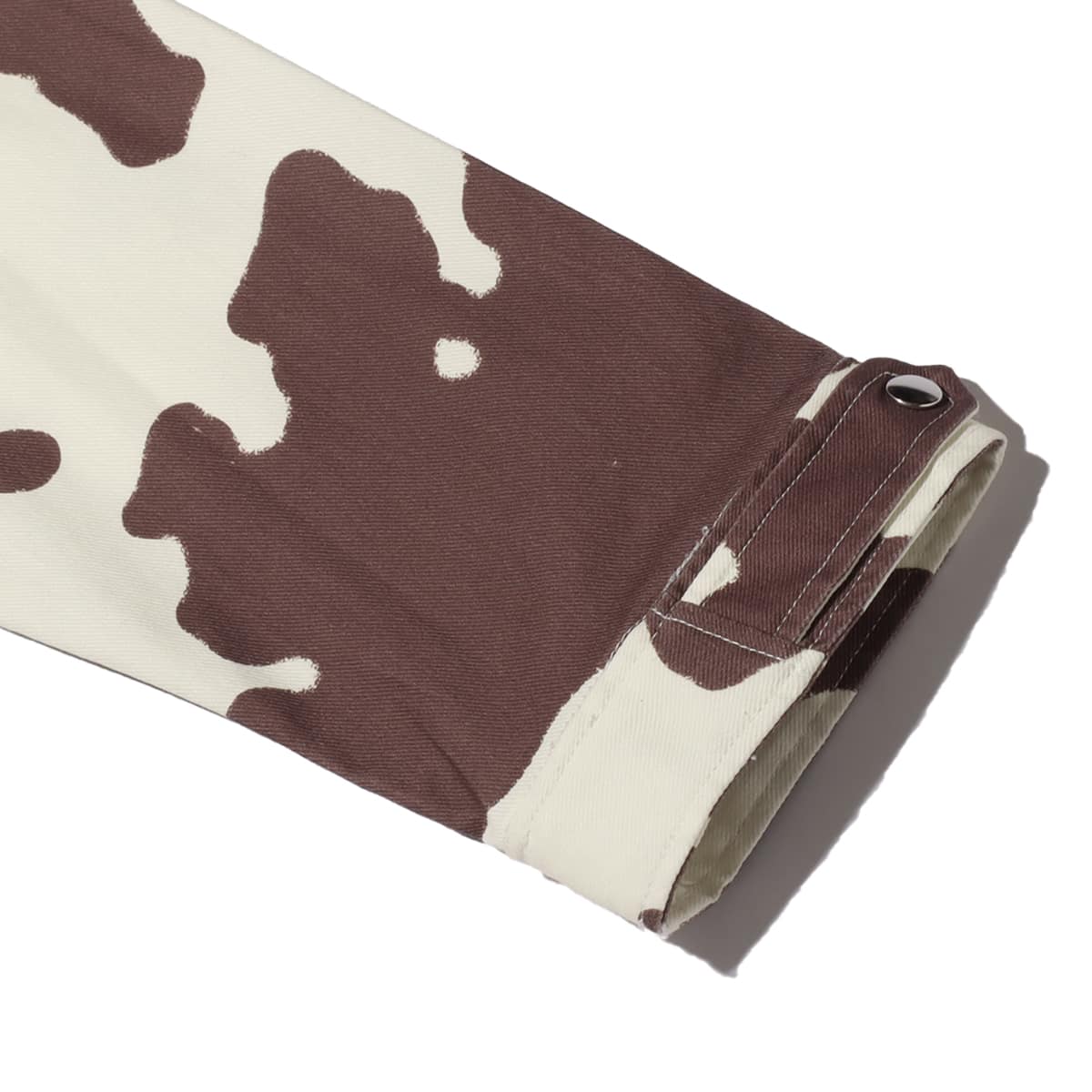 atmos pink COW柄 ツイル ジャケット BROWN 21SP-I