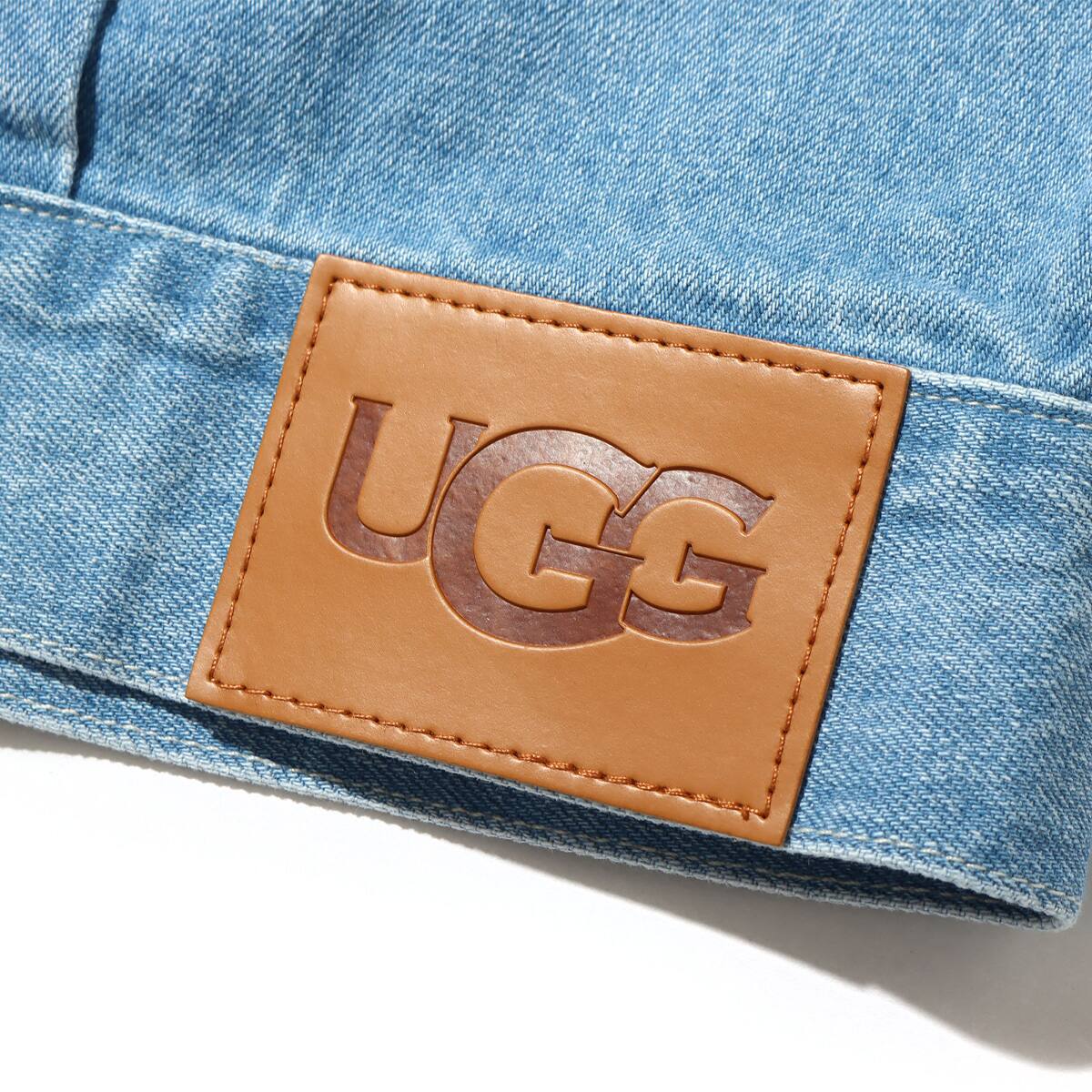 UGG フロントプリーツ デニムジャケット BLUE 22FW-I