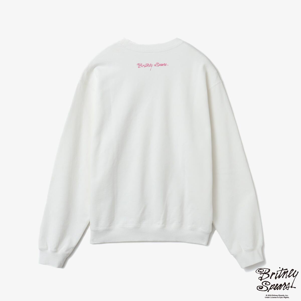 Britney Spears Heart Logo Sweat Shirt 白