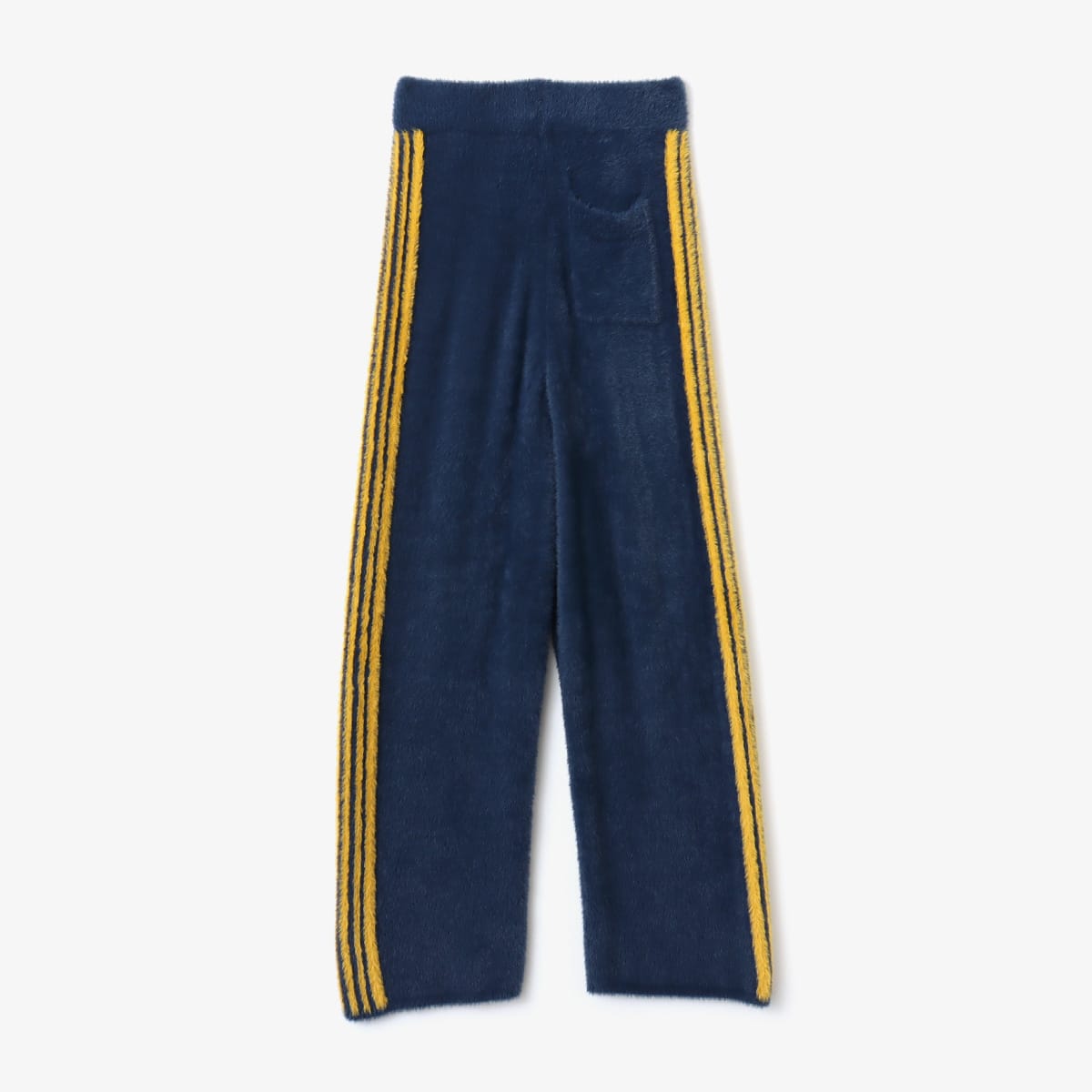 atmos pink Feather Knit Pants NAVY の画像
