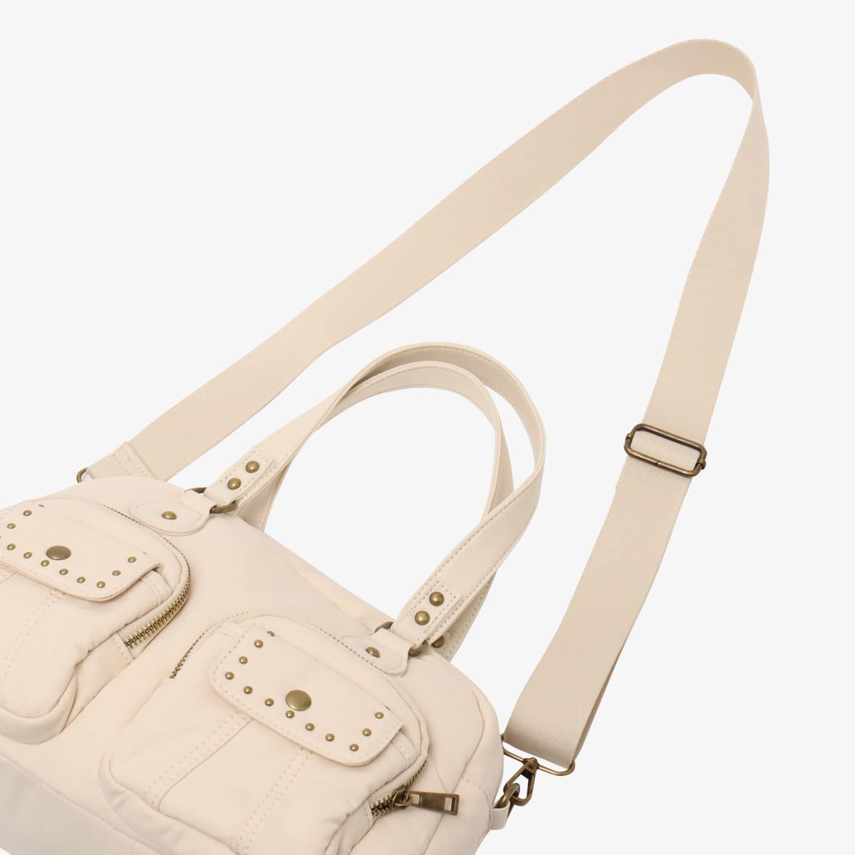 LAGUA GEM x ATMOS PINK BAG IVORY の画像