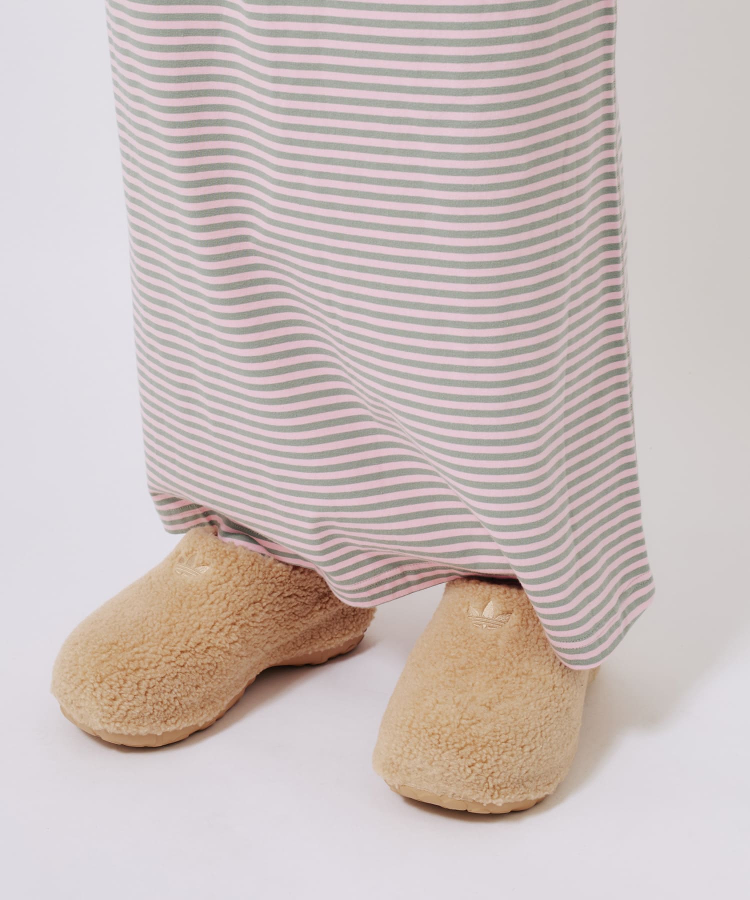 atmos pink Border Long Skirt PINKの画像