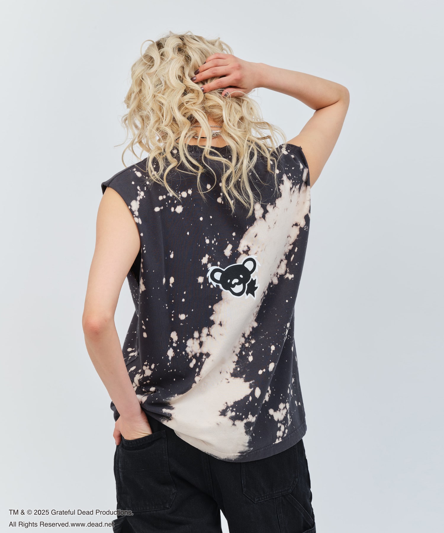 atmos pink Grateful Dead Tank Top CHARCOALの画像