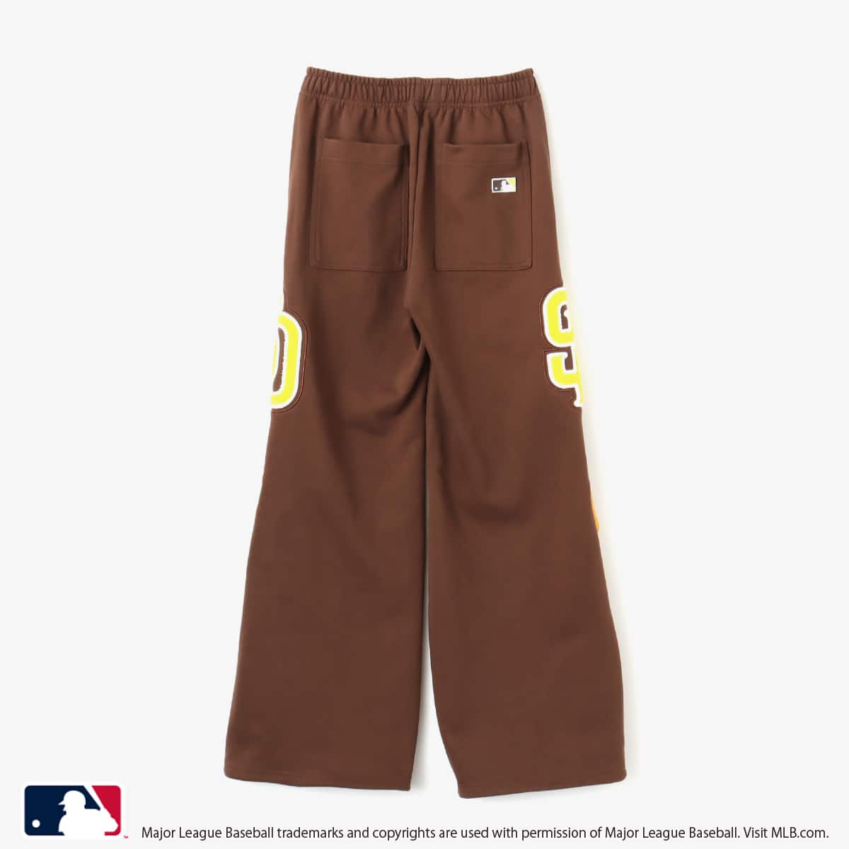 atmos pink MLB Sweat Pants BROWNの画像