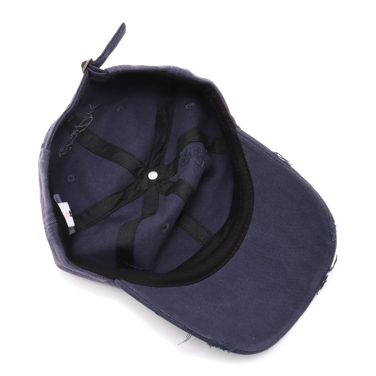 atmos pink Vintage Crushed Cap NAVYの画像