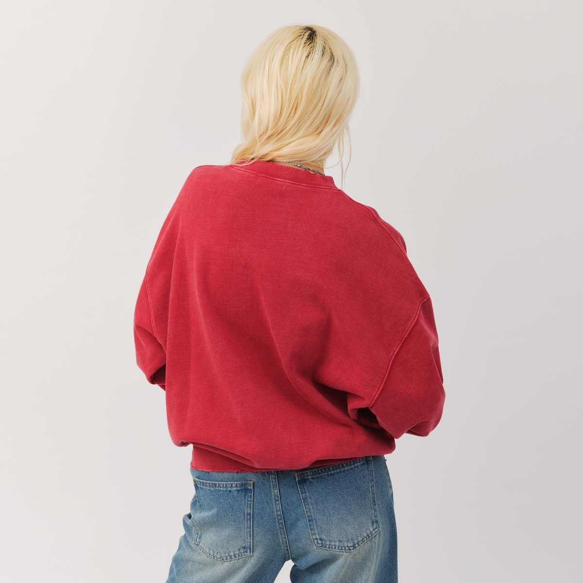 atmos pink Vintage Sweatshirt REDの画像