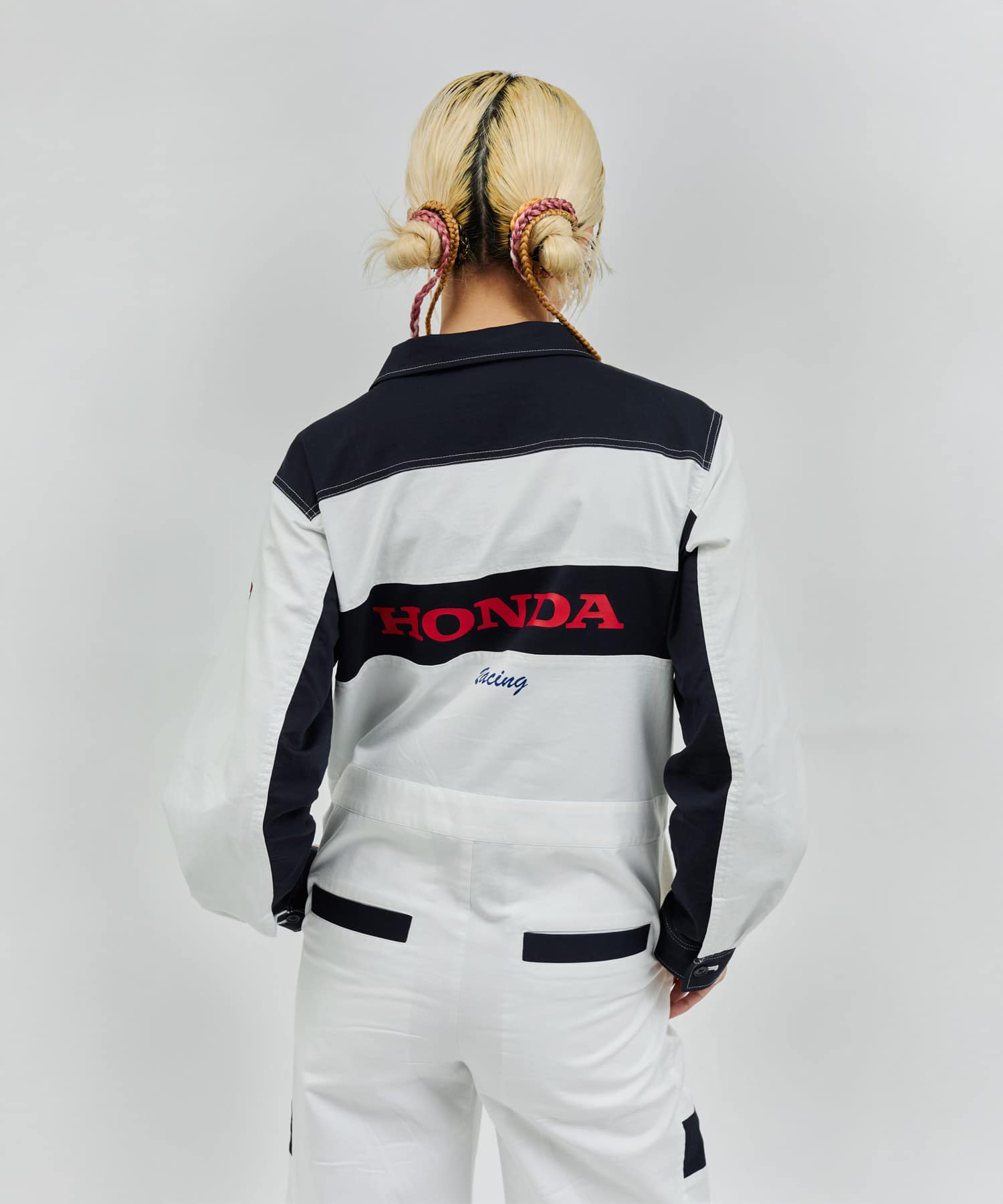 HONDA x atmos pink Racing All-in-one WHITEの画像