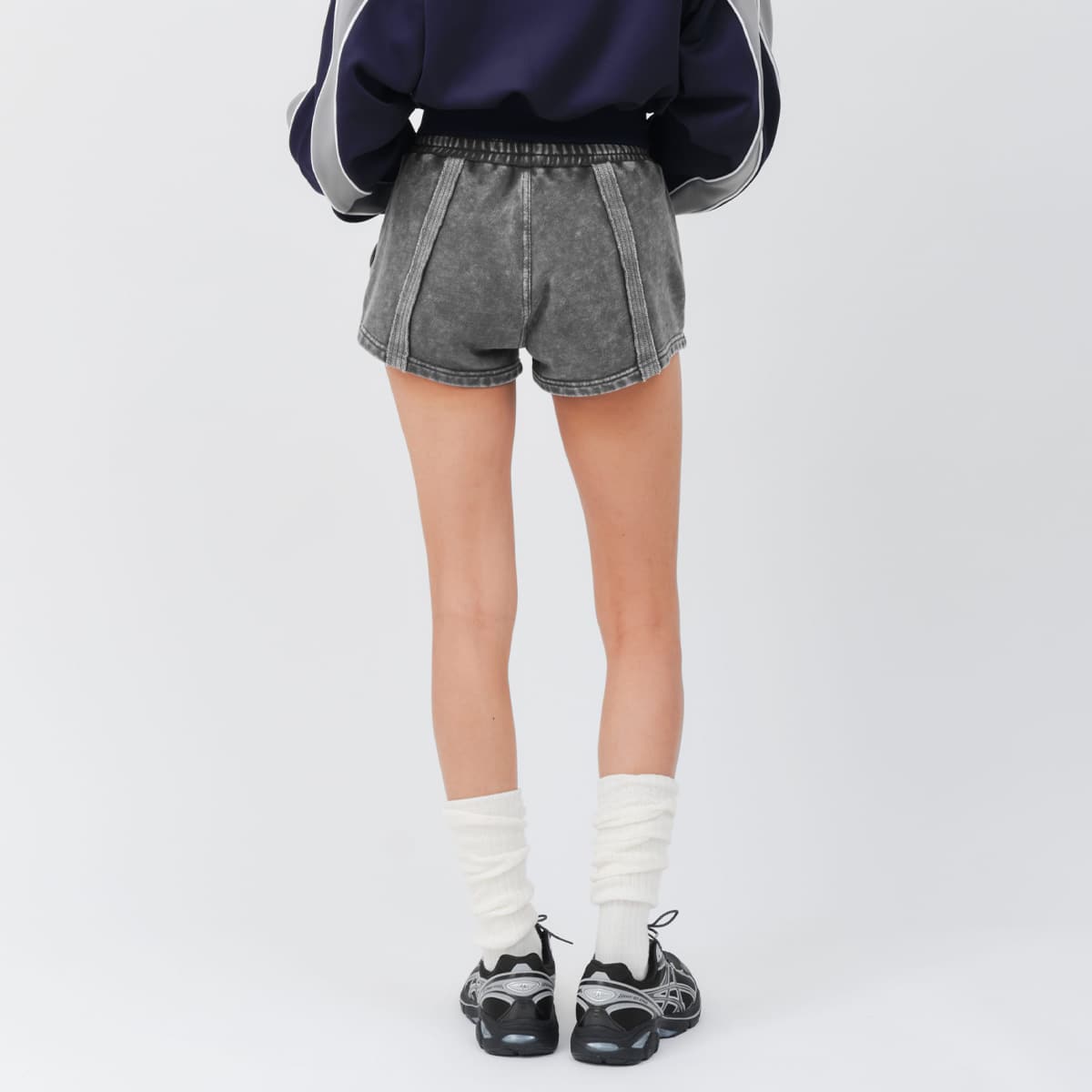 atmos pink Pigment Sweat Short Pants BLACKの画像