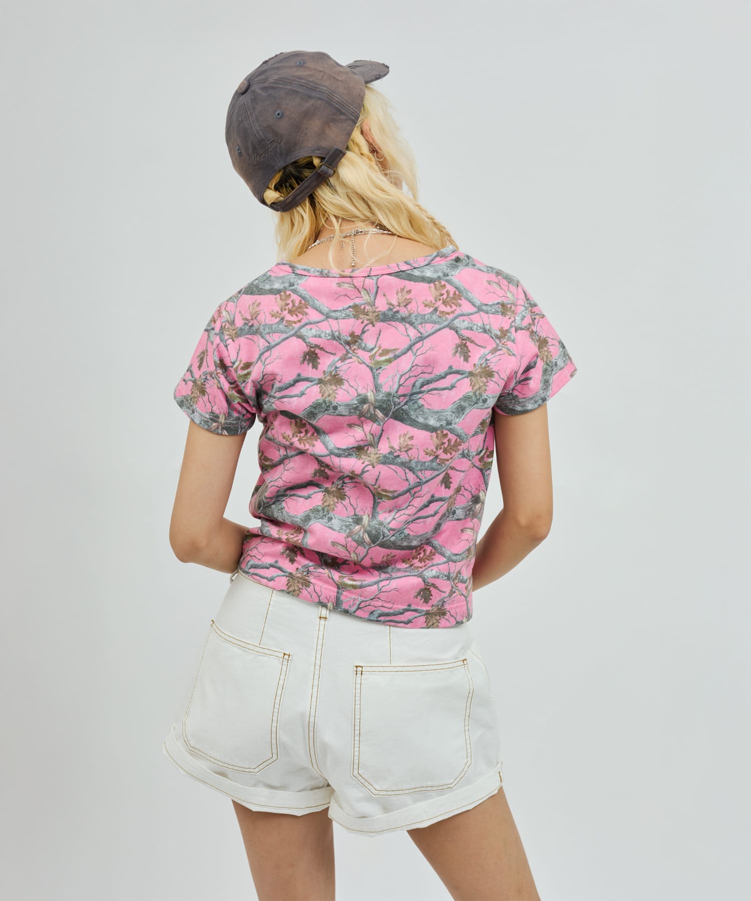 atmos pink Real Tree Camouflage T-Shirt PINKの画像