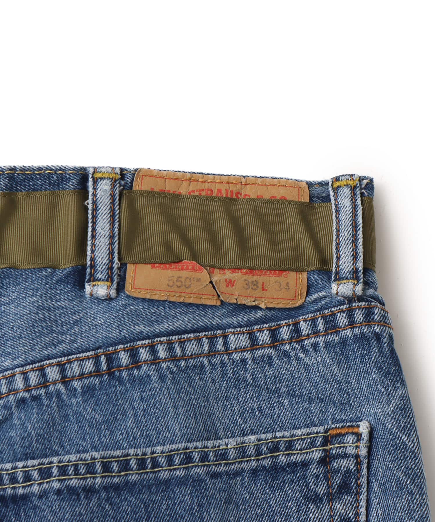Poliquant THE DEFORMED ADJUSTABLE THRIFTING DENIM 550 [FIGURE ARCHIVES] INDIGOの画像