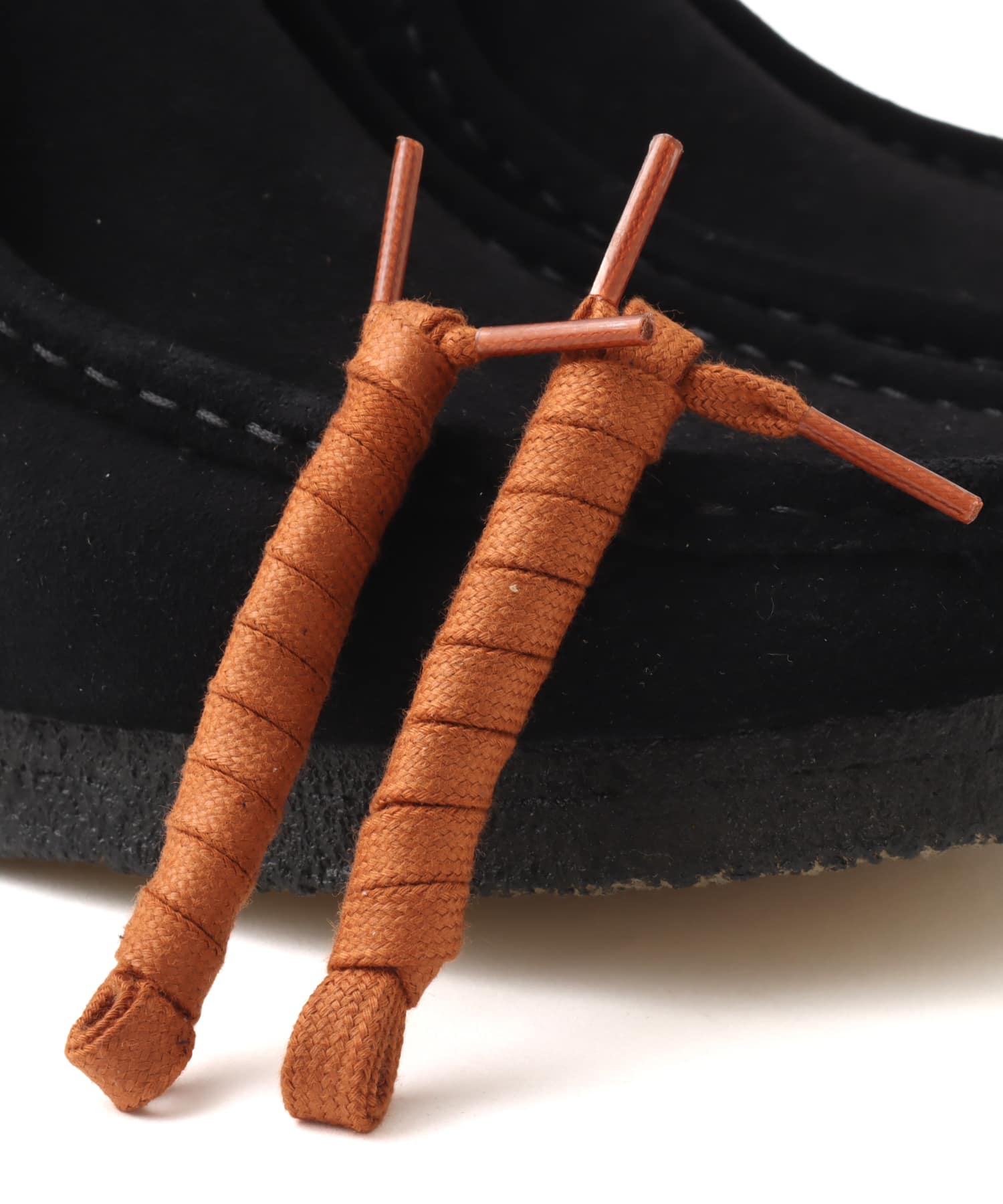 Clarks Wallabee Boot Black Sde Black Sde 24SP-Iの画像