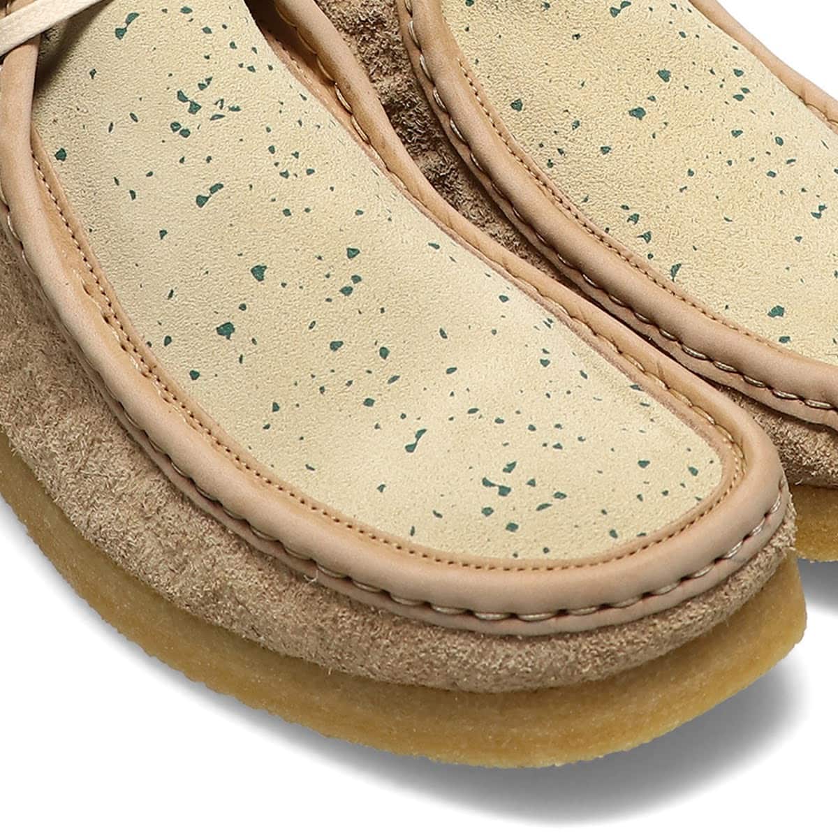 Clarks Sweet Chick x Wallabee Boot NATURAL/GREENの画像
