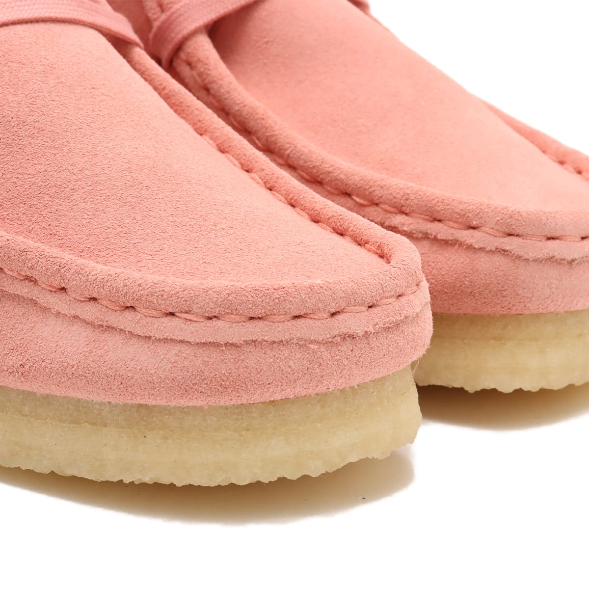 CLARKS Wallabee Blush Pink Suede 24SP-I