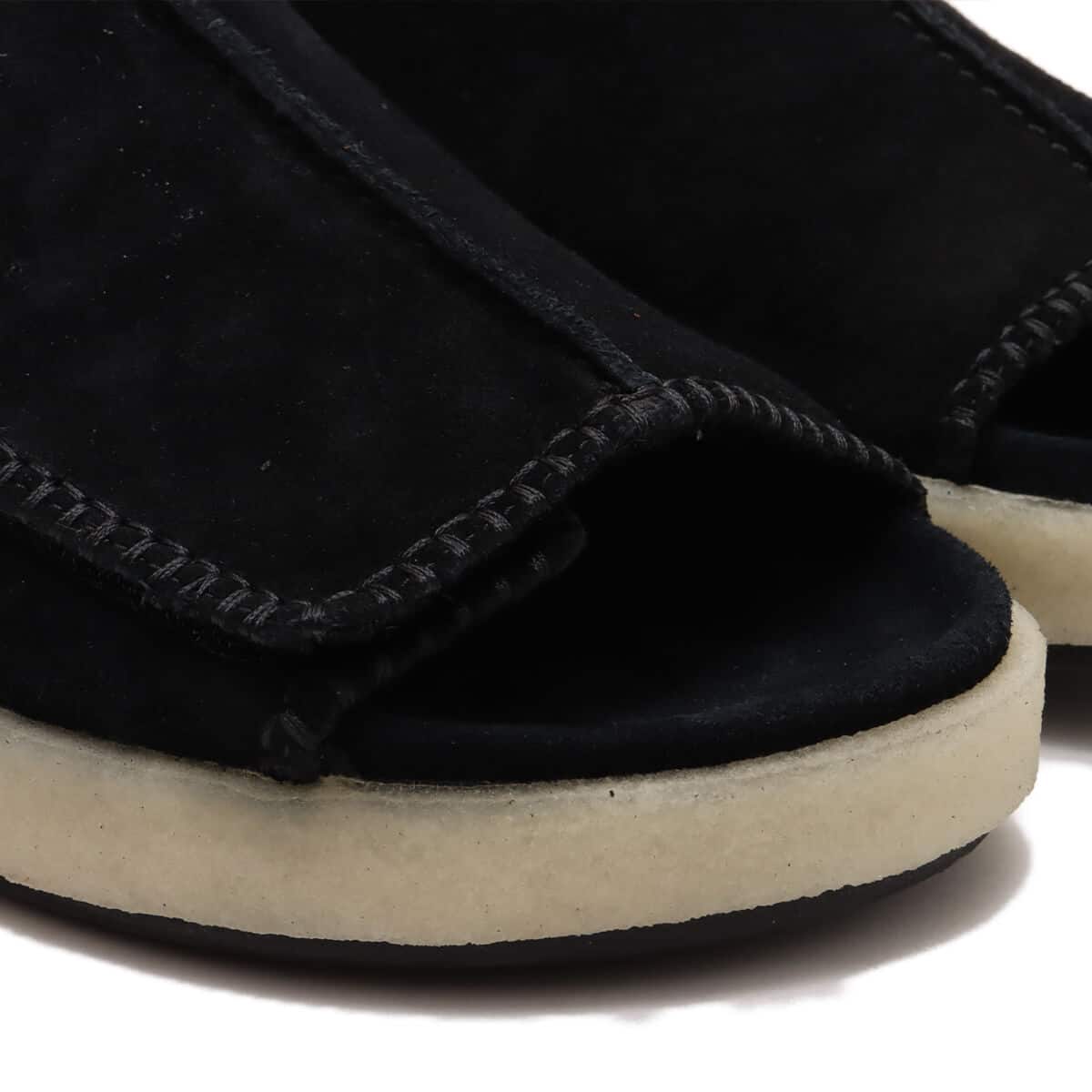 CLARKS OverleighSlide Black Sde 24SP-Iの画像