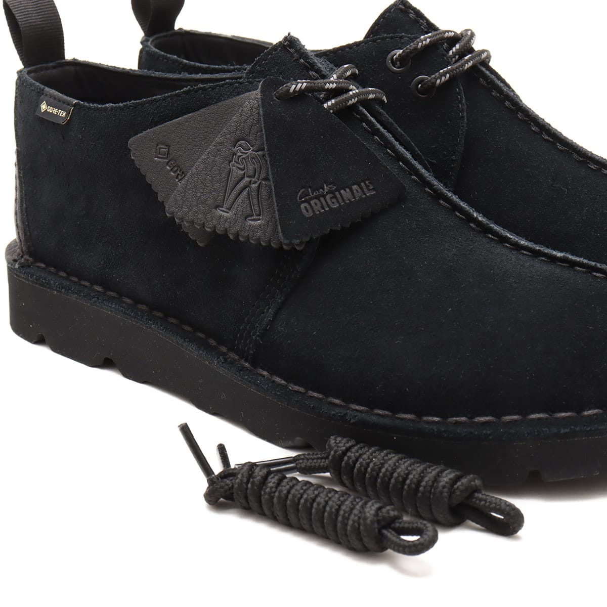Clarks Desert TrekGTX Black Sdeの画像
