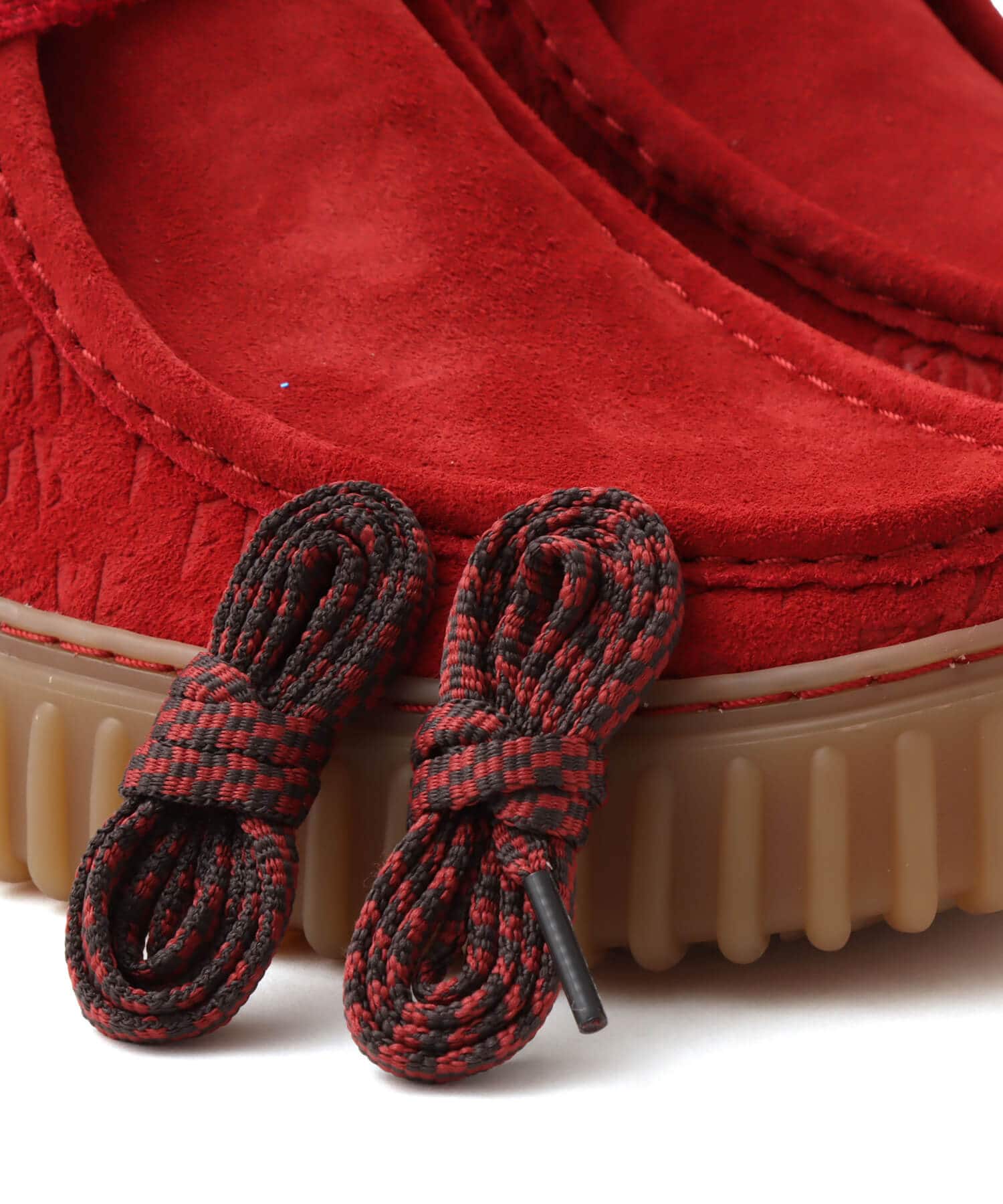 CLARKS Torhill Hi x Stranger Things Redの画像