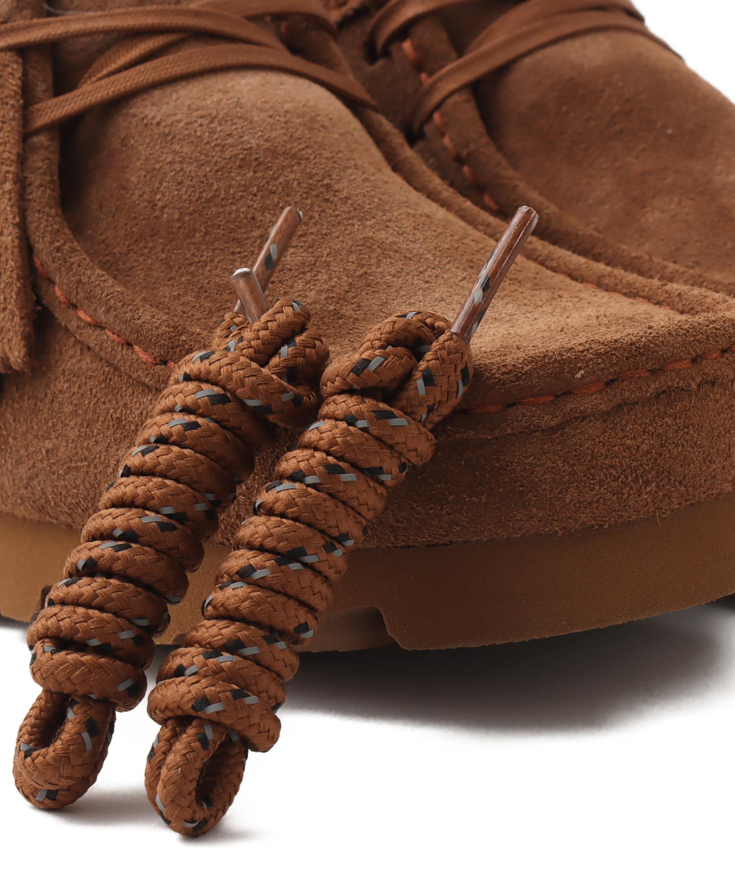 Clarks Wallabee.GTX Cola Suedeの画像