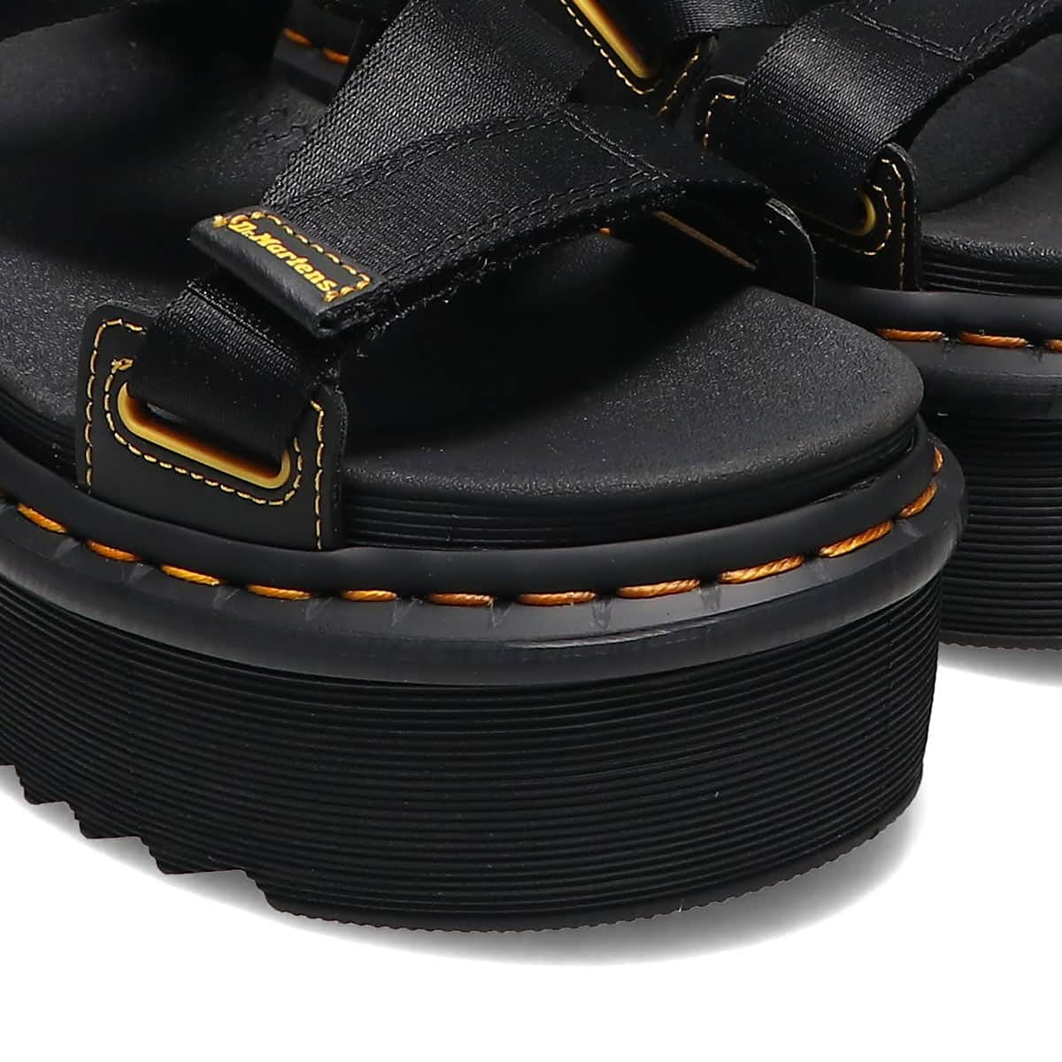 Dr.Martens QUAD ZEBRILUS KIMBER BLACK WEBBING+HYDRO LEATHER BLACK ...