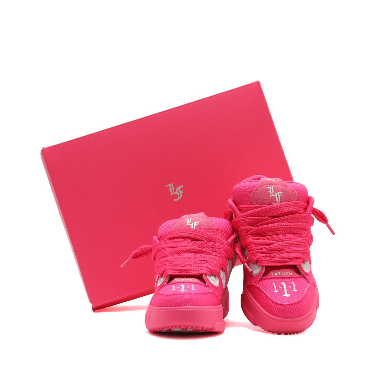 PUMA LA FRANCE PINK CARPET GLOWING PINK-GLACIAL GRAYの画像
