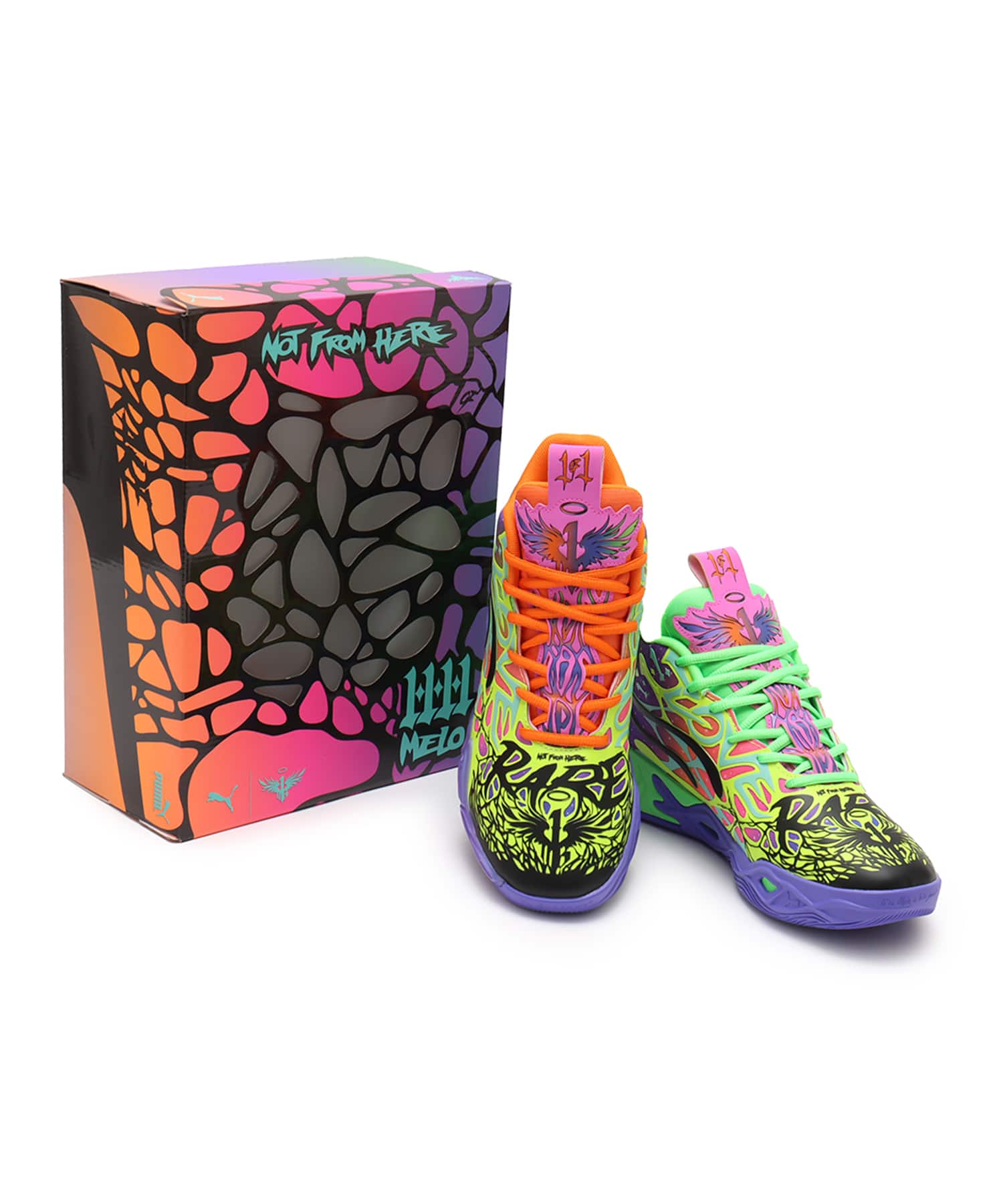 PUMA MB.04 BE YOU PUMA BLACK-ELECTRIC PEPPERMI（プーマ MB.04