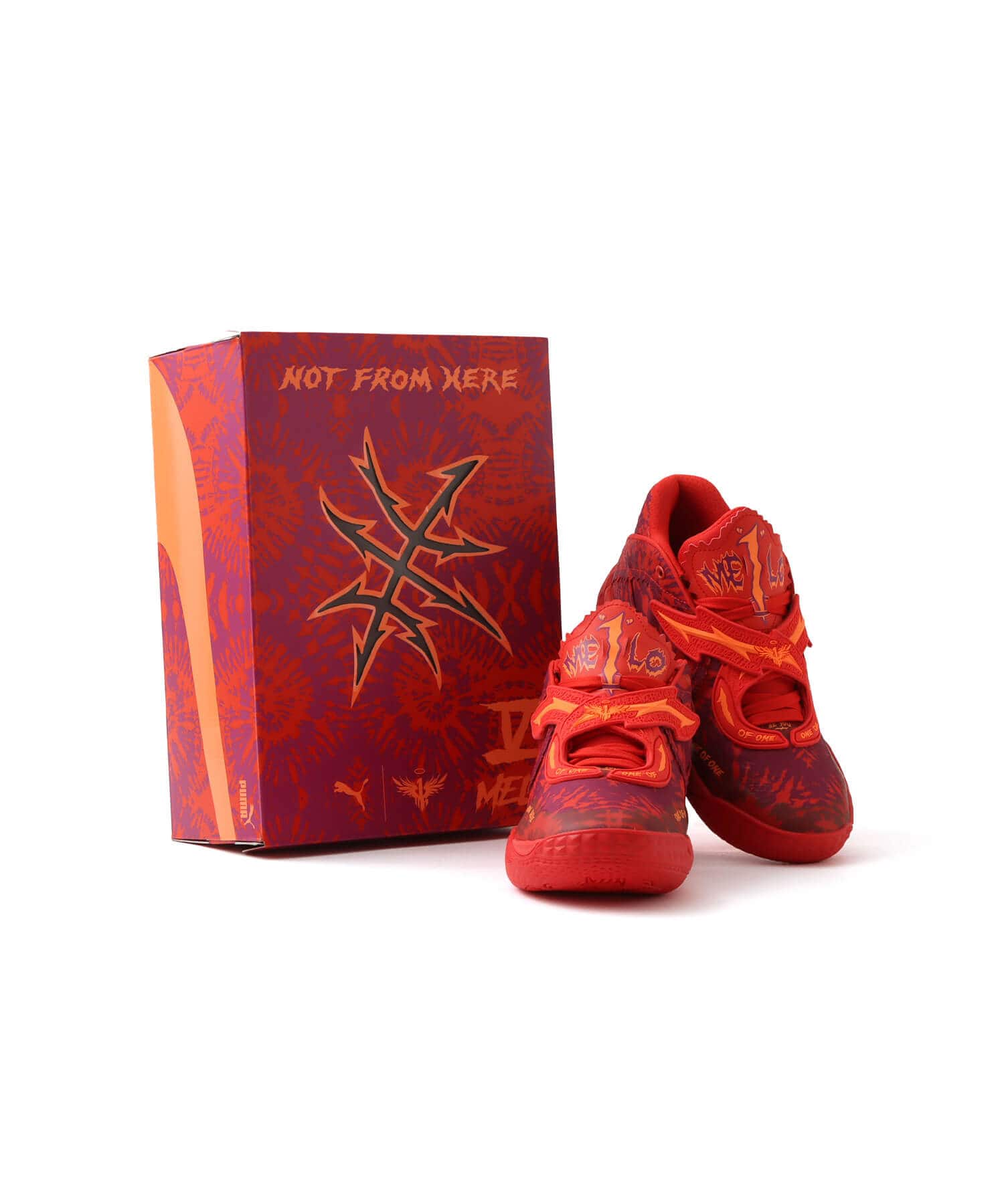 PUMA MB.05 CROWD SURF PUMA RED-MAGENTA GLEAM-FLUROの画像