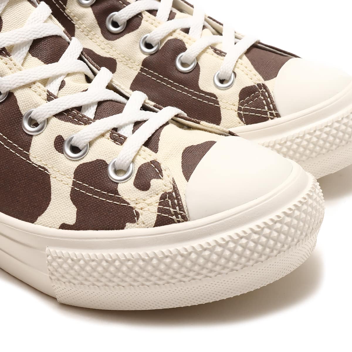 CONVERSE ALL STAR LIGHT PLTS COWSPOT HI OFF WHITEの画像