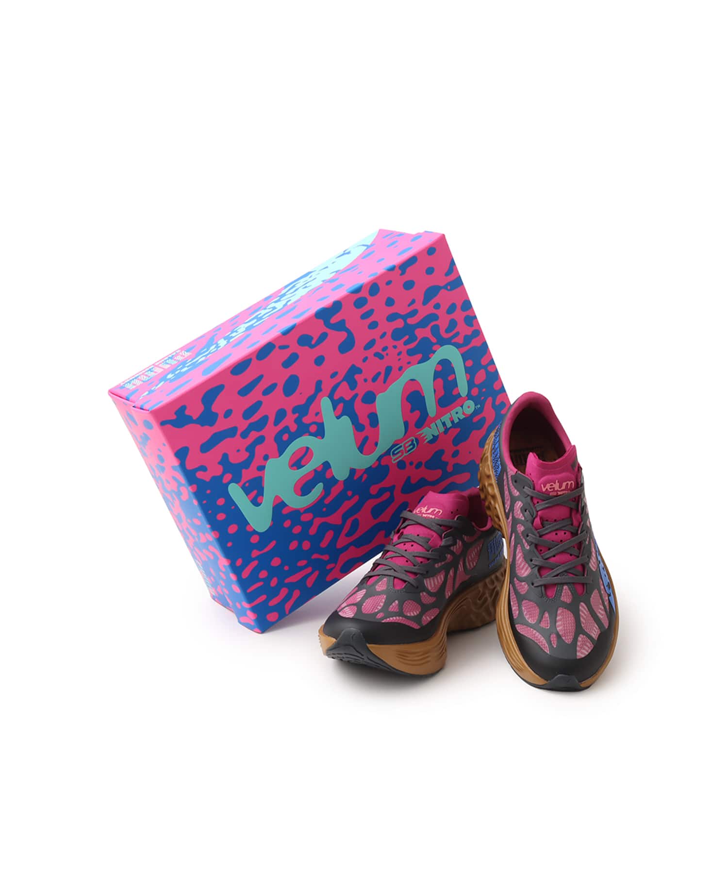 PUMA × Salehe Bembury VELUM SB NITRO MAGENTA GLEAM-DUSKY GRAYの画像