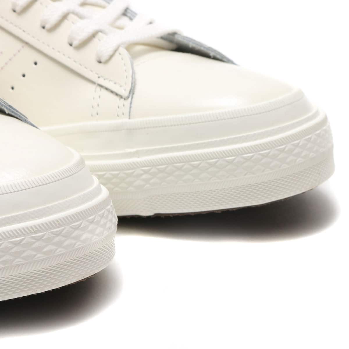 CONVERSE ONE STAR J ホワイト/レッド の画像