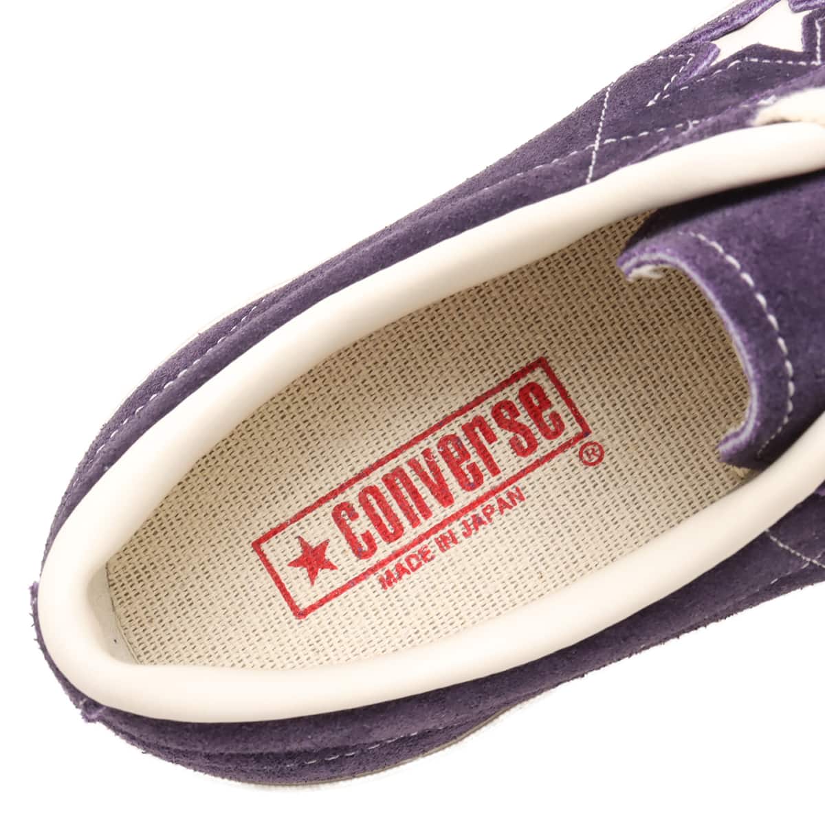 CONVERSE ONE STAR J SUEDE PURPLEの画像