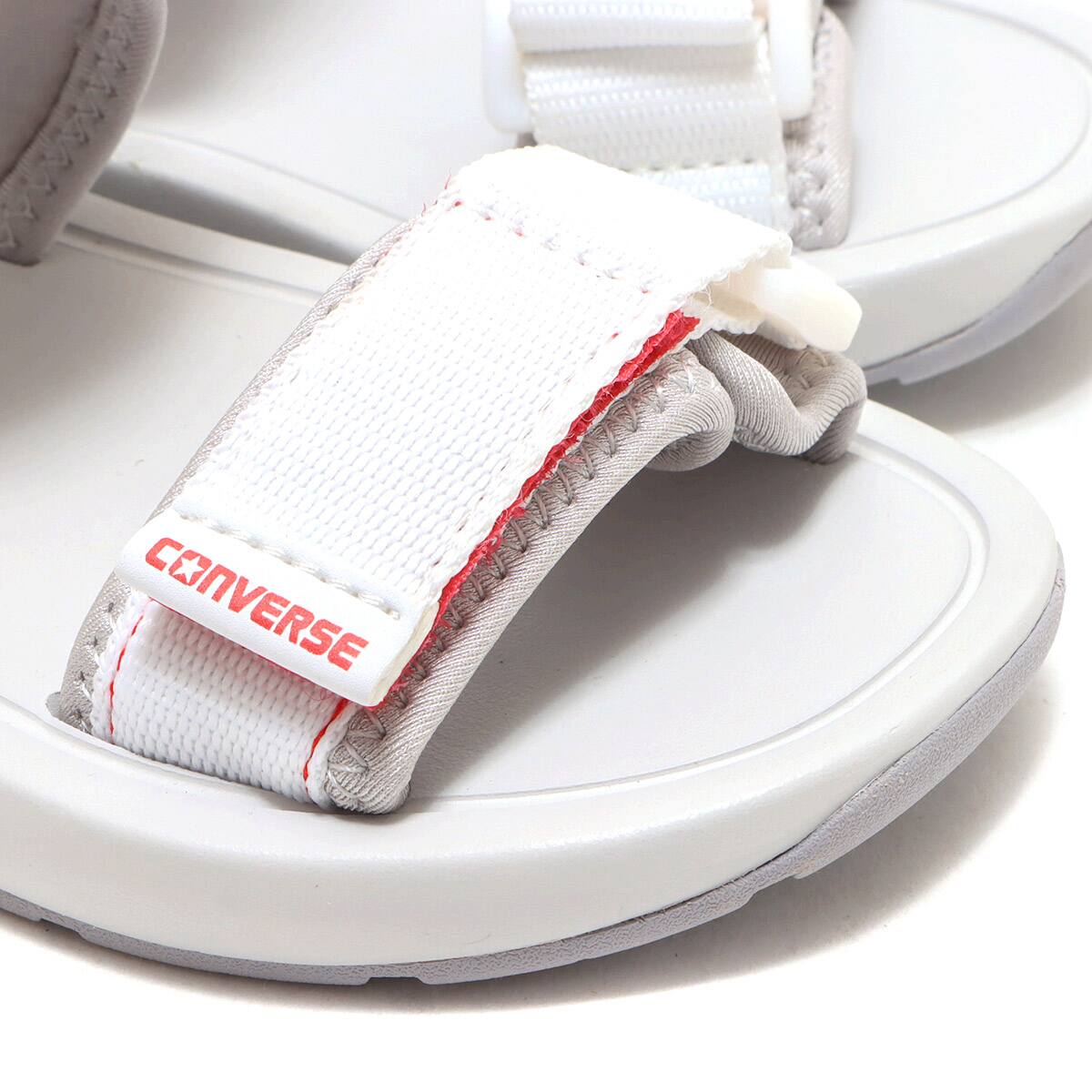 CONVERSE KID'S LOGOSTRAP SANDAL WHITE 22SS-Iの画像