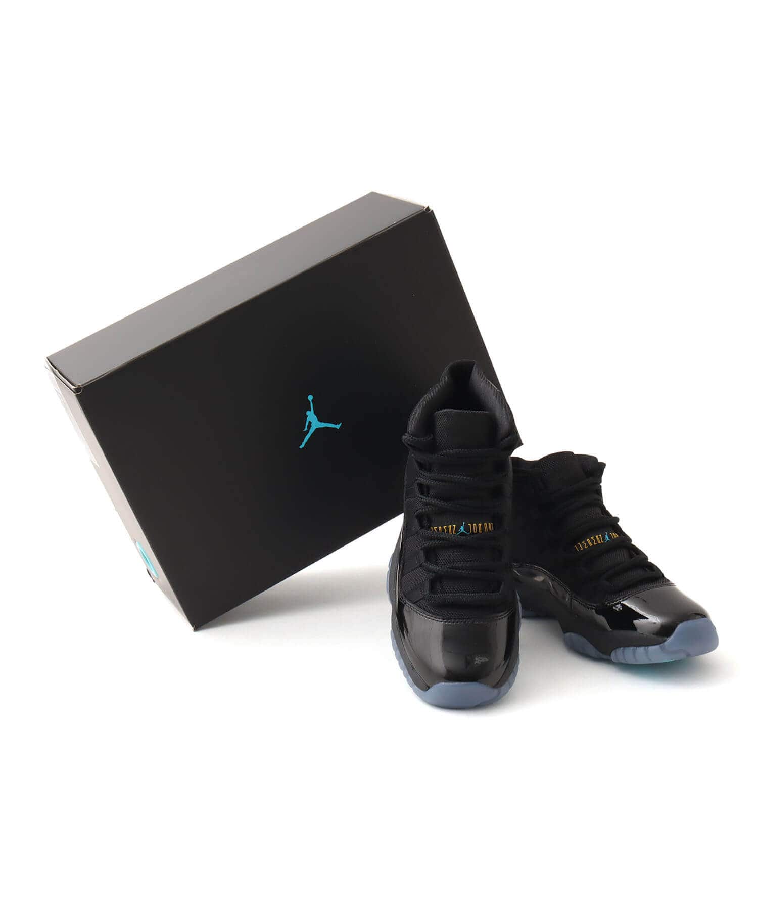 JORDAN BRAND AIR JORDAN 11 RETRO (GS) BLACK/GAMMA BLUE-BLACK-VARSITY MAIZEの画像