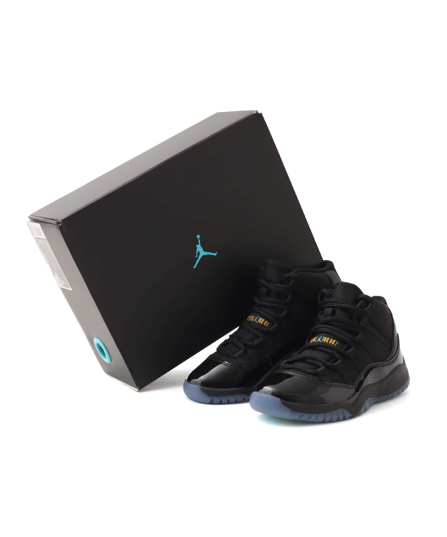 JORDAN BRAND JORDAN 11 RETRO (PS) BLACK/GAMMA BLUE-BLACK-VARSITY MAIZEの画像