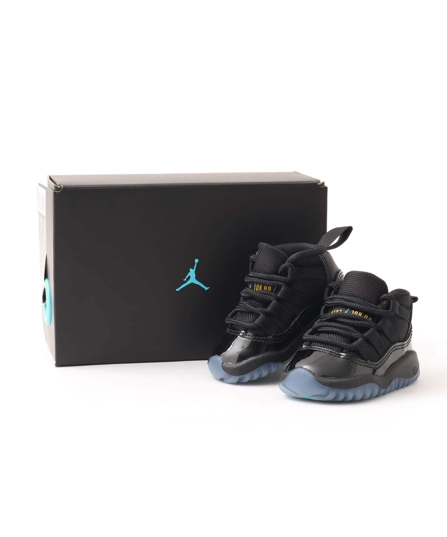 JORDAN BRAND JORDAN 11 RETRO (TD) BLACK/GAMMA BLUE-BLACK-VARSITY MAIZEの画像