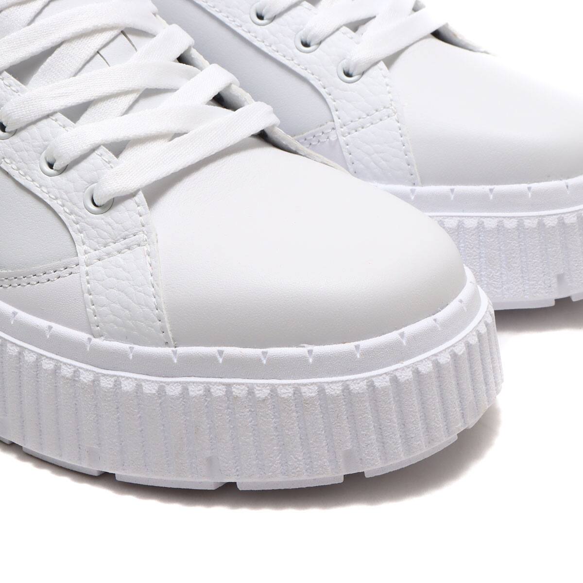 PUMA DINARA LTHR WNS PUMA WHITEの画像