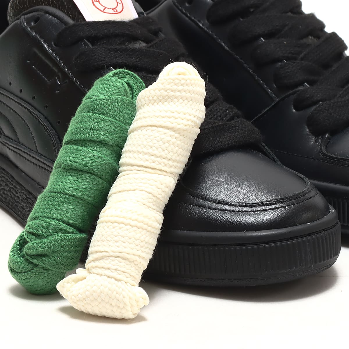 PUMA SUEDE L RHUIGI PUMA BLACK-WH 22FA-Iの画像