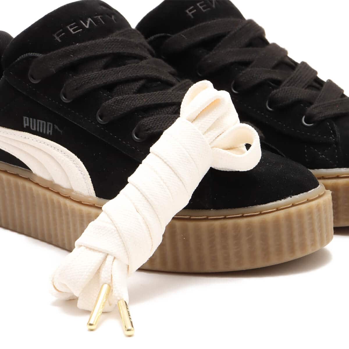 PUMA CREEPER WHITE & BLACK 26.5cm靴/シューズ