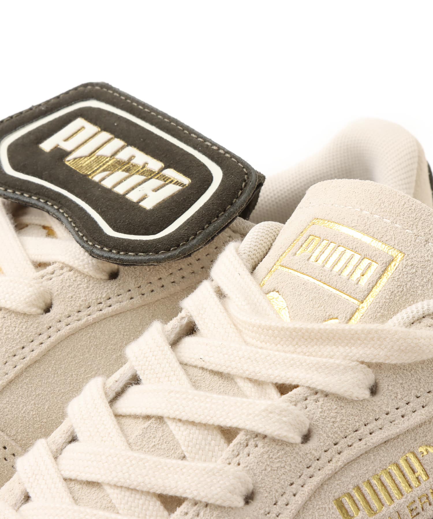 PUMA PALERMO PREMIUM SUEDE ALPINE SNOW-DARK OLIVE-PUMAの画像