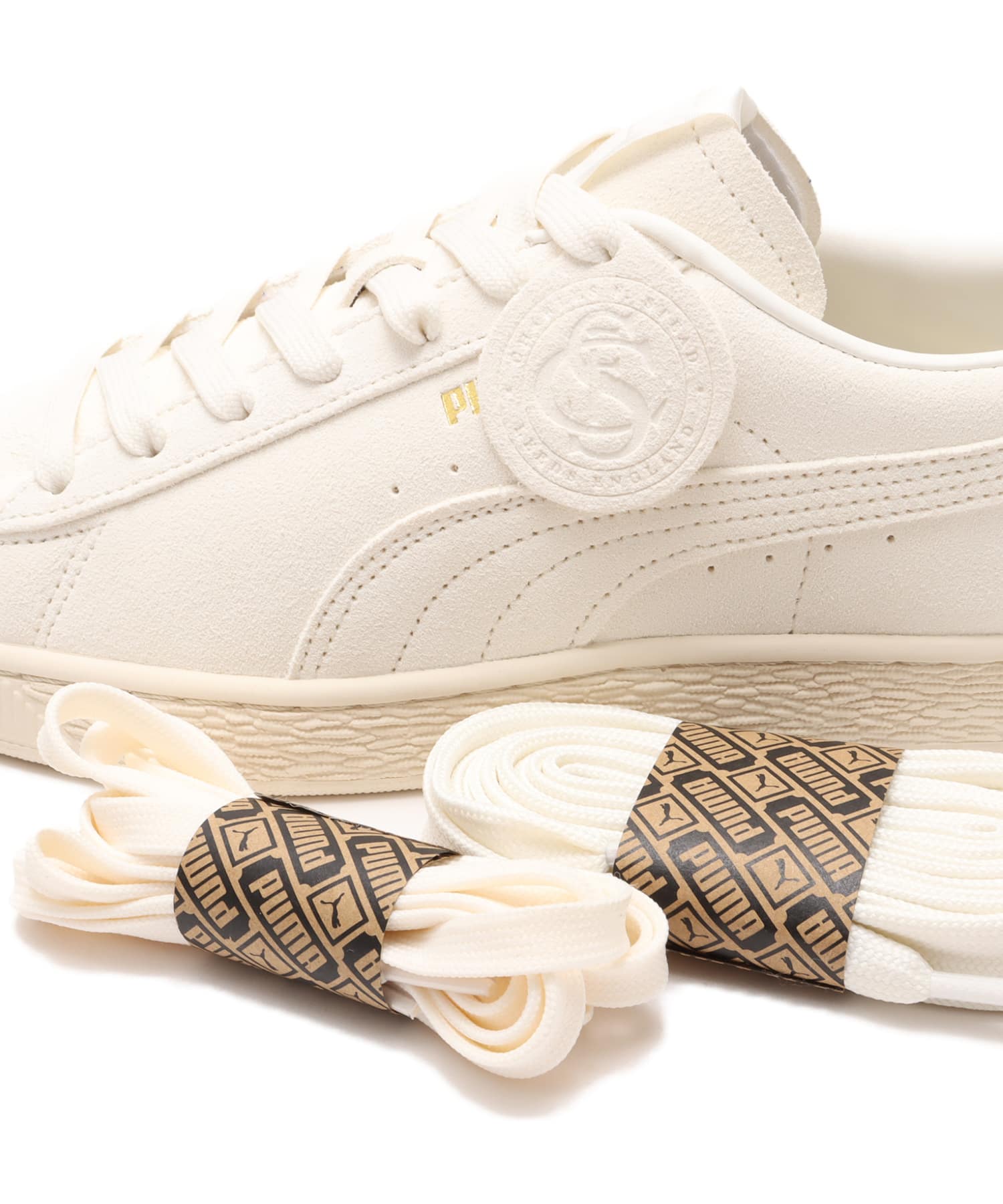 PUMA SUEDE CHARLES F. STEAD II PUMA WHITE-PUMA WHITEの画像