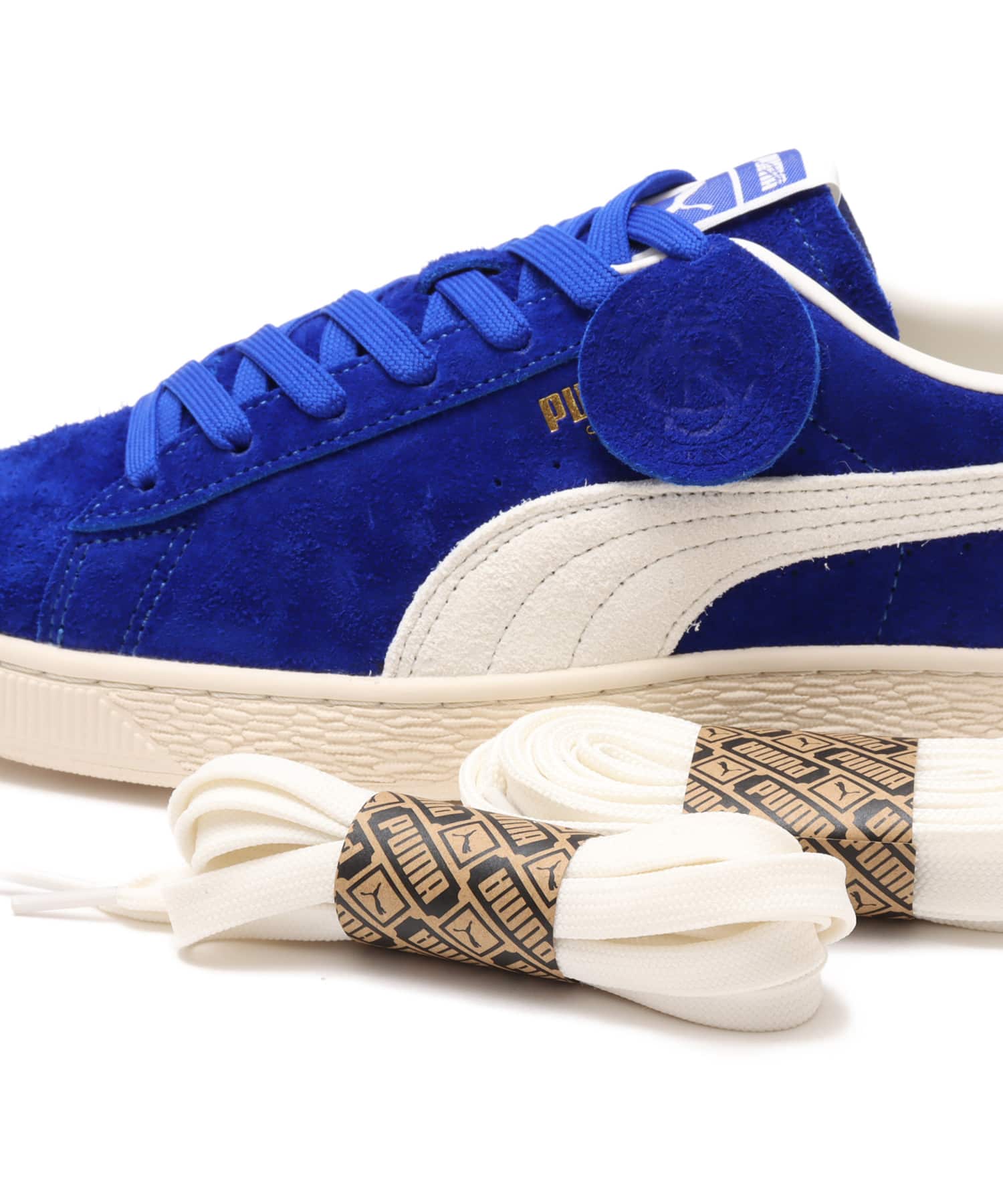 PUMA SUEDE CHARLES F. STEAD III CLYDE ROYAL-PUMA WHITE