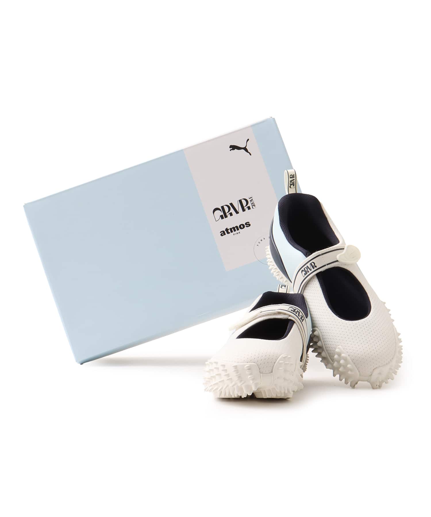 PUMA MOSTRO FEY GROVE ATMOS PINK WARM WHITE-SEA GLASS-NEW NAVの画像