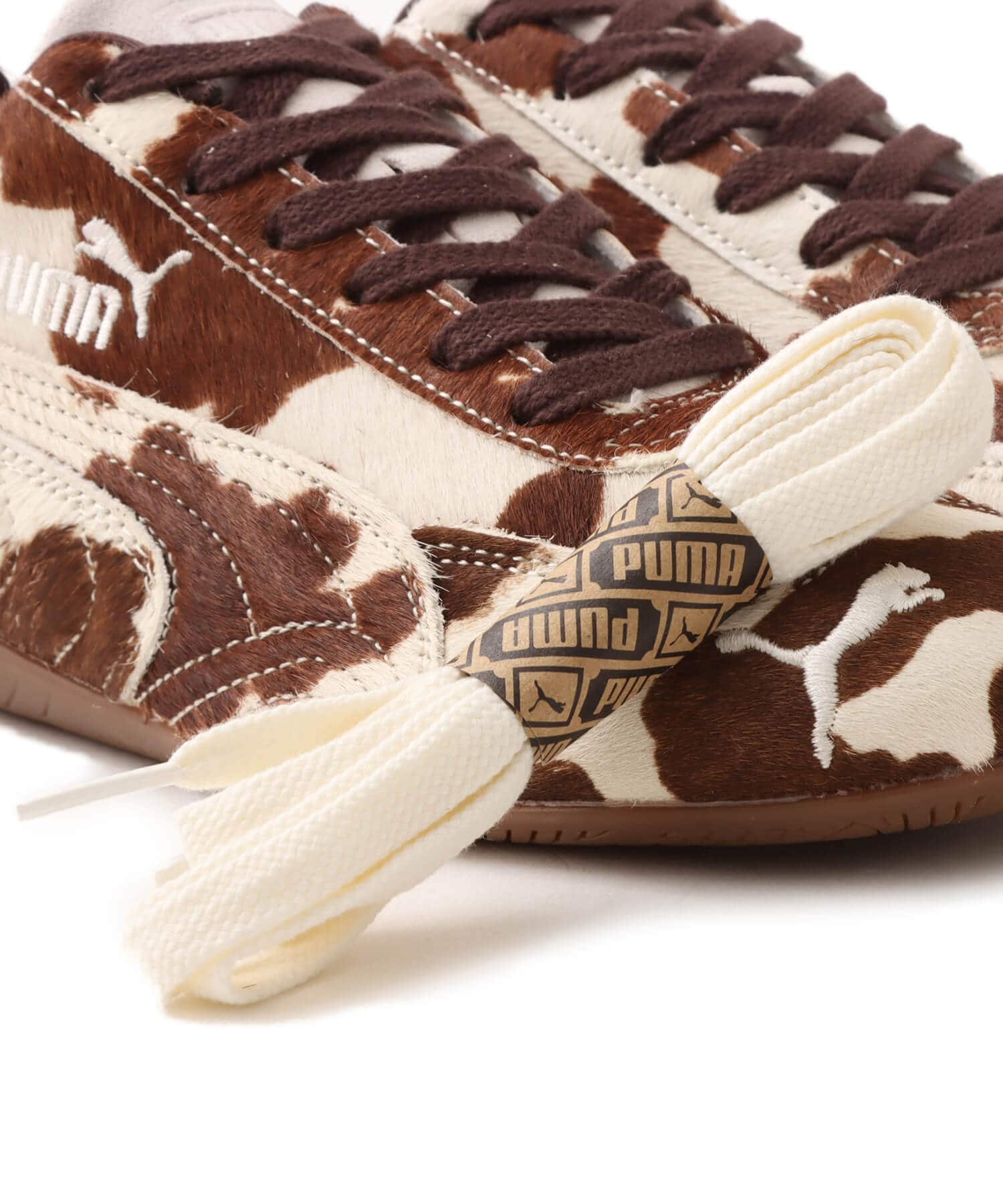 PUMA SPEEDCAT COW WNS CHOCOLATE BROWN-GUMの画像